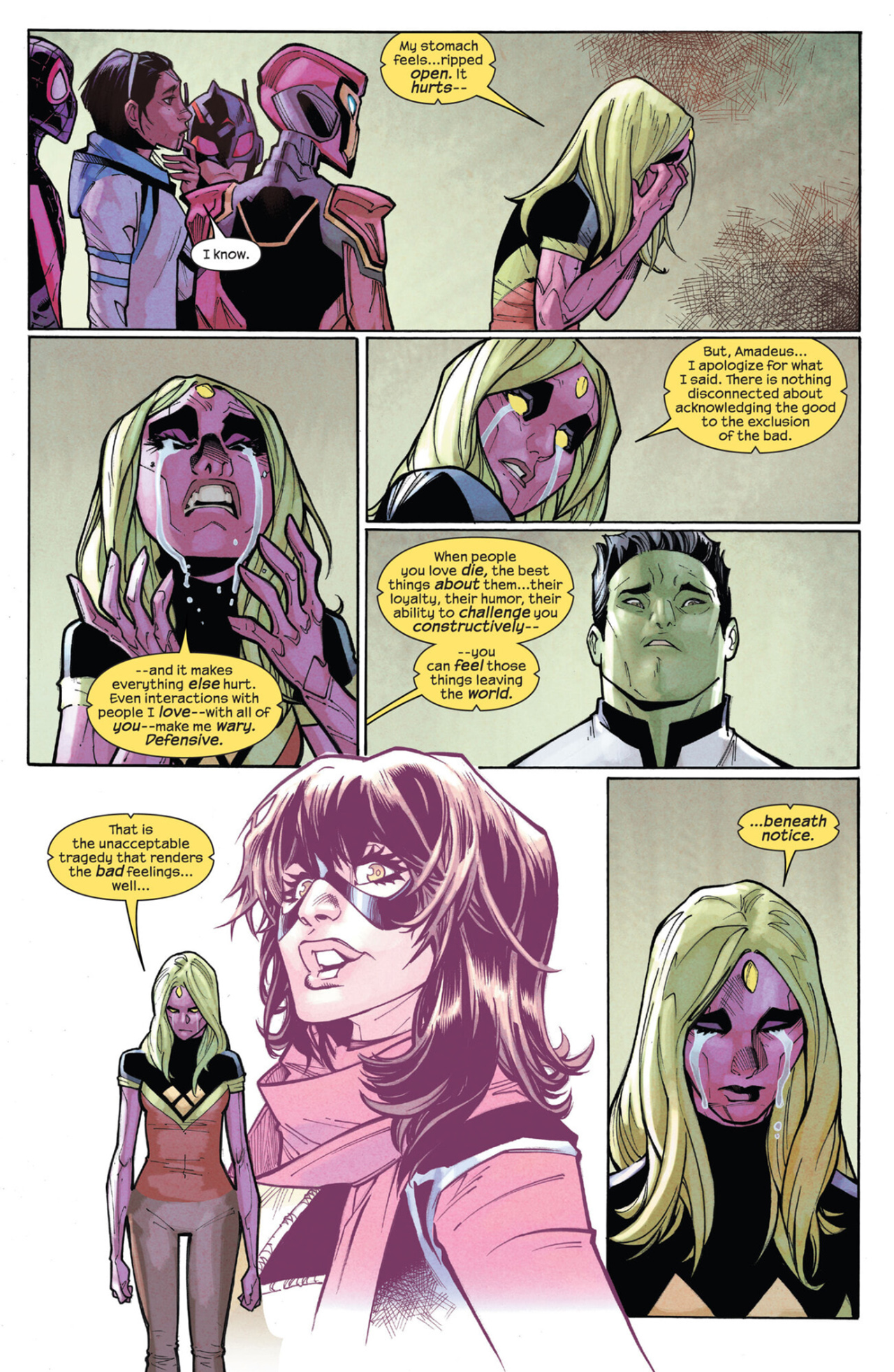 Read online Fallen Friend: The Death of Ms. Marvel comic -  Issue #1 - 22