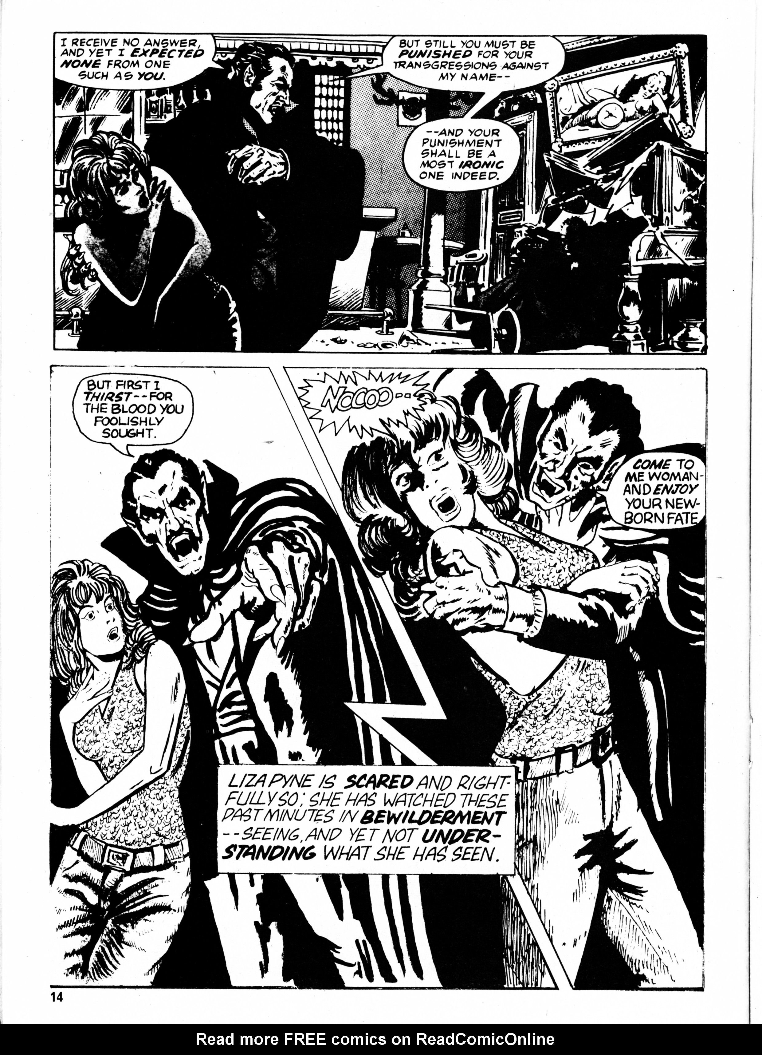 Read online Dracula Lives (1974) comic -  Issue #25 - 14