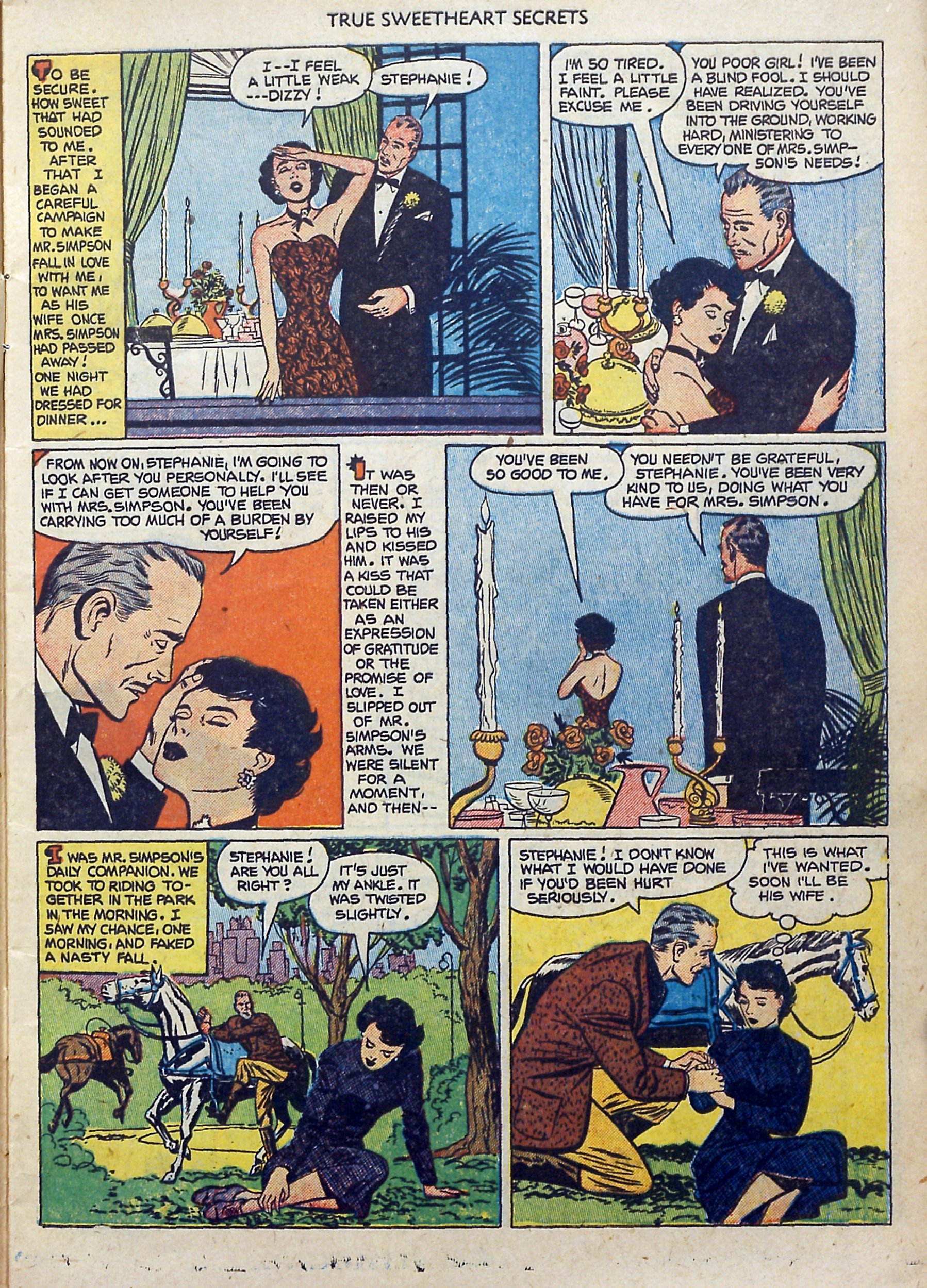 Read online True Sweetheart Secrets comic -  Issue #6 - 7