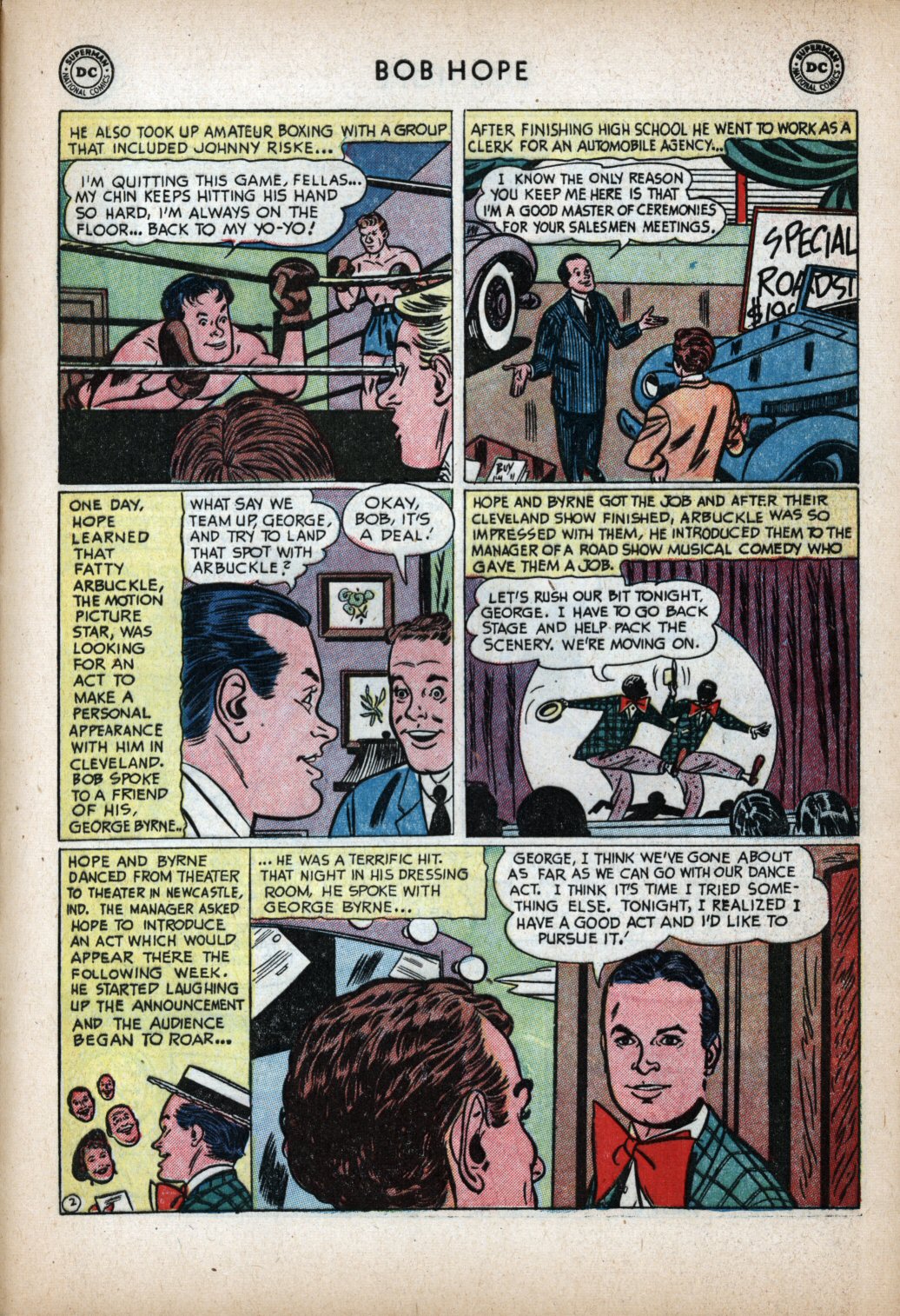 Read online The Adventures of Bob Hope comic -  Issue #16 - 39