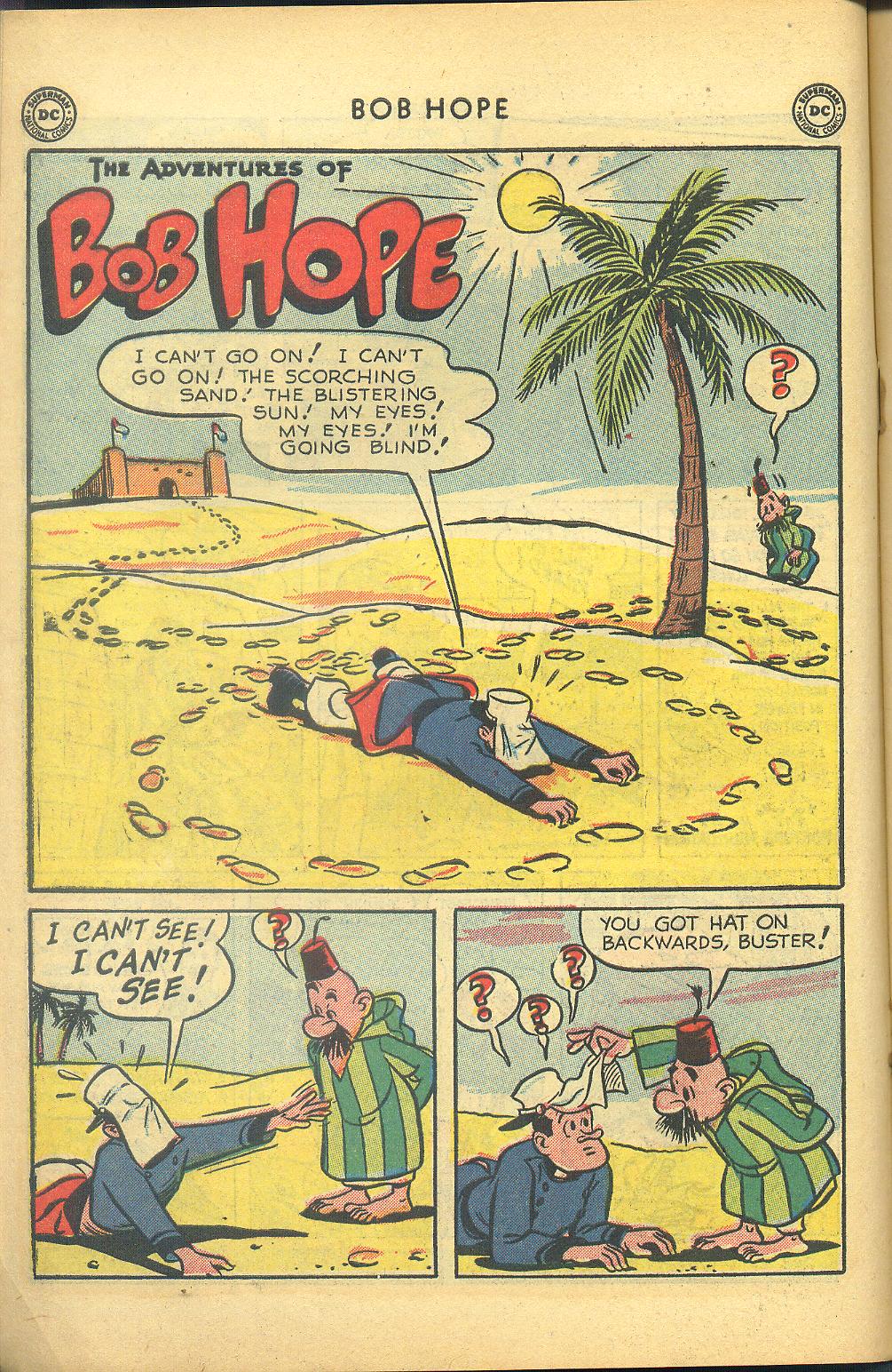Read online The Adventures of Bob Hope comic -  Issue #10 - 14