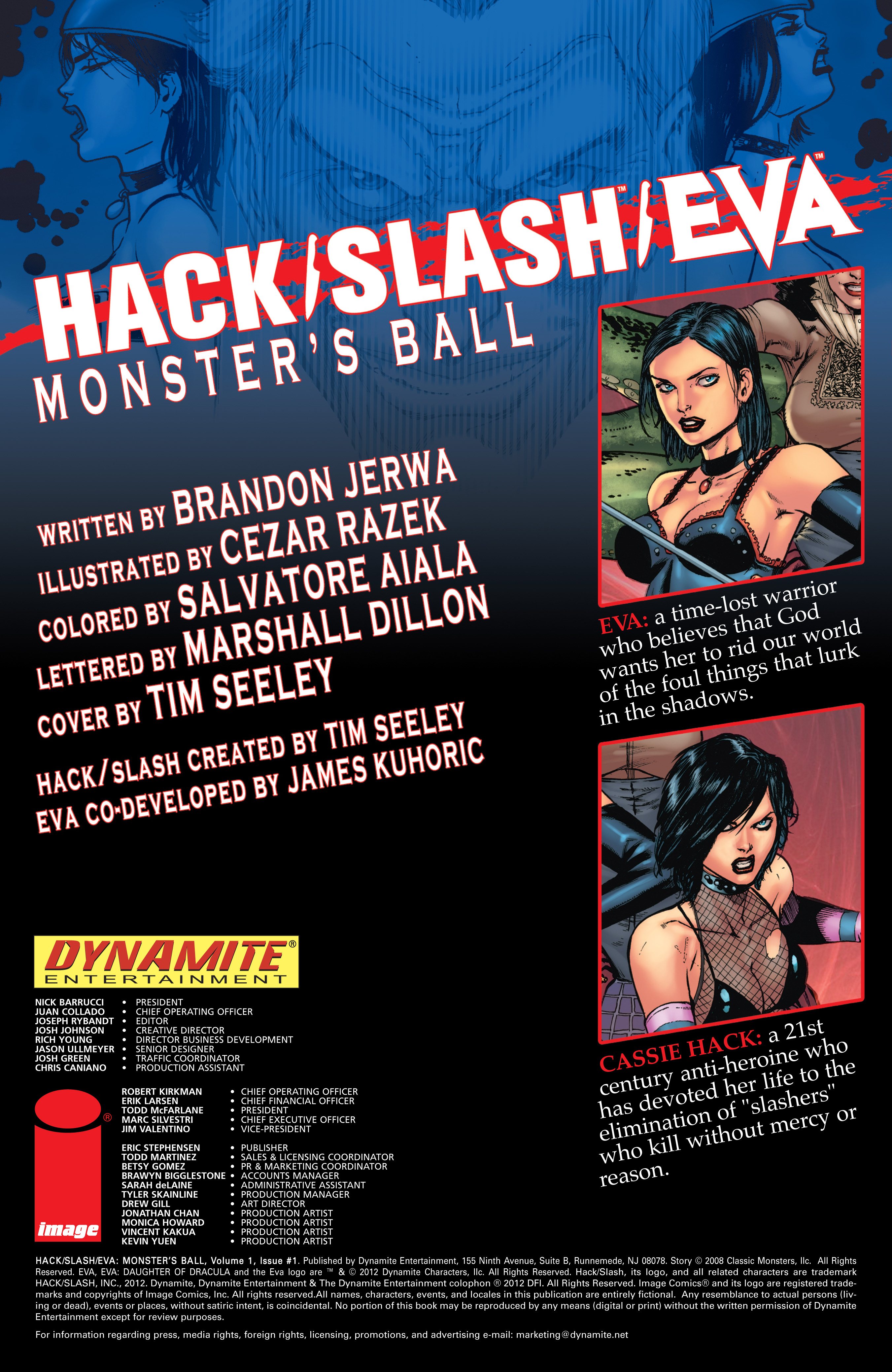 Read online Hack/Slash/Eva Monster's Ball comic -  Issue #1 - 2