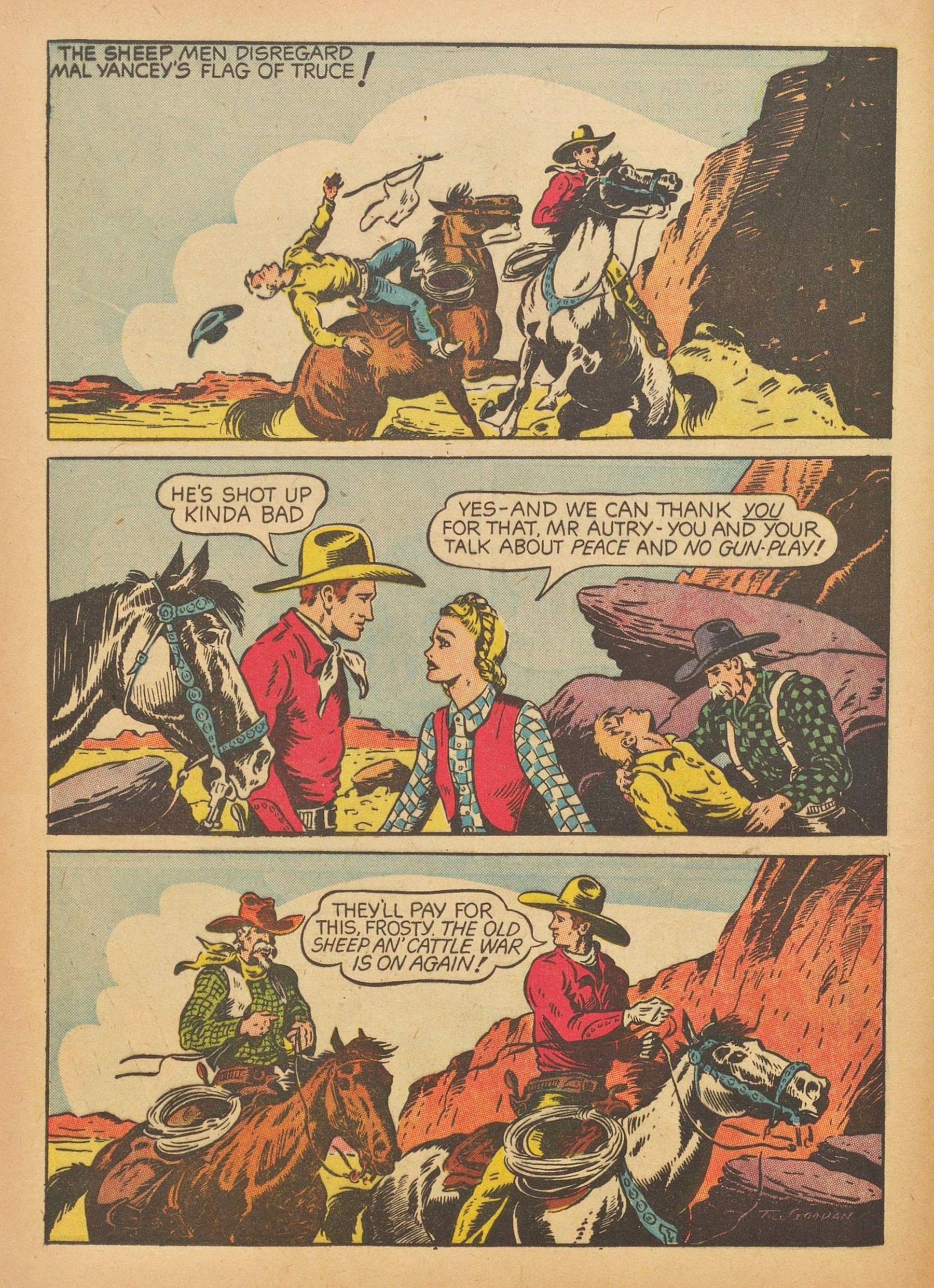 Read online Gene Autry Comics comic -  Issue #2 - 44