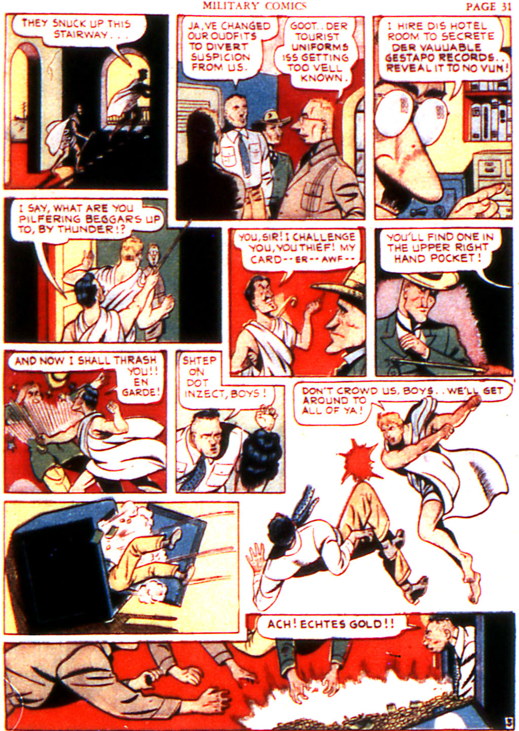 Read online Military Comics comic -  Issue #6 - 33