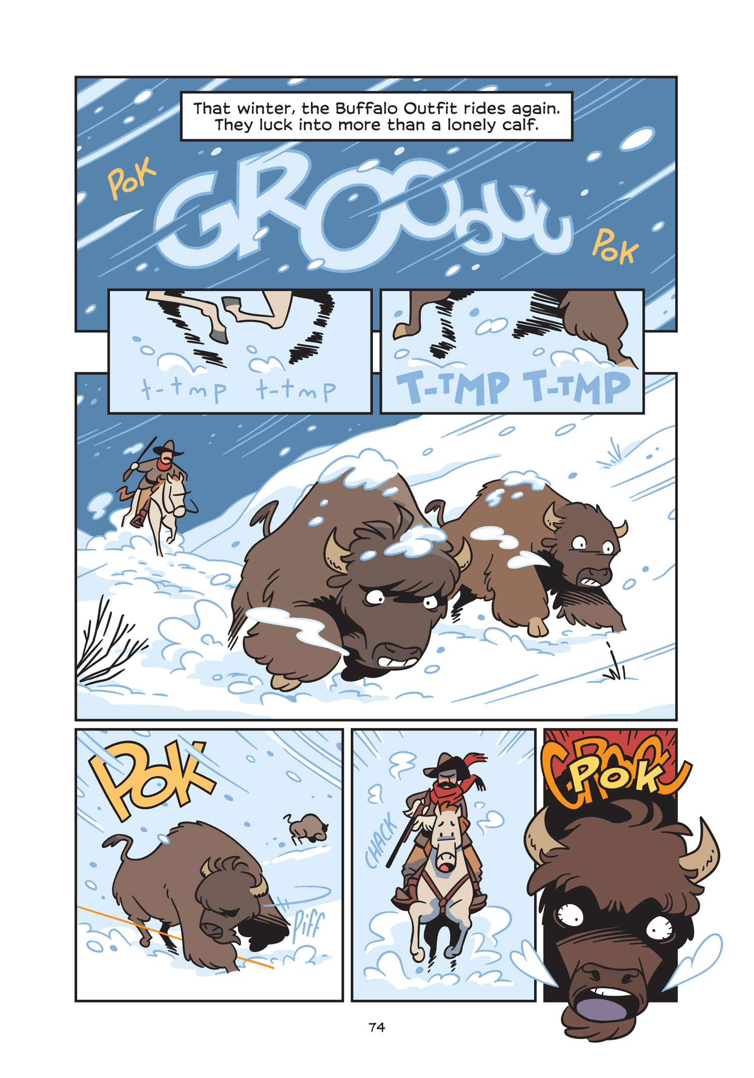 Read online History Comics comic -  Issue # The American Bison - The Buffalos Survival Tale - 80