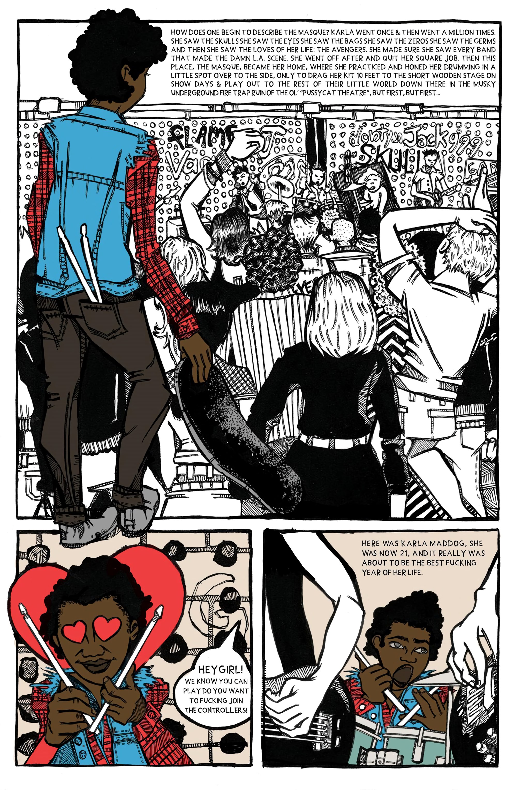 Read online The Secret History of Black Punk: Record Zero comic -  Issue # Full - 16