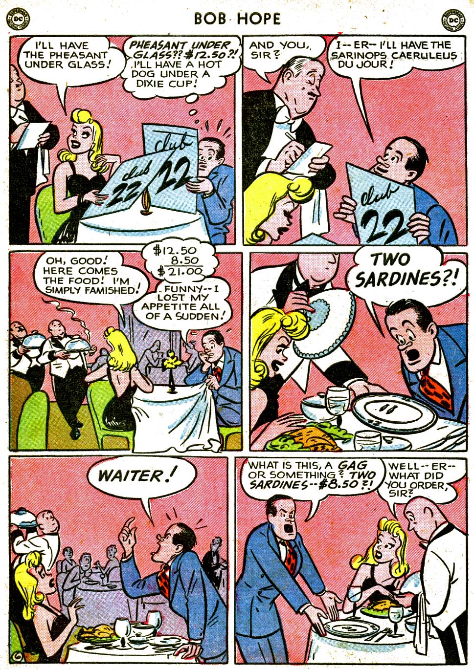 Read online The Adventures of Bob Hope comic -  Issue #2 - 8