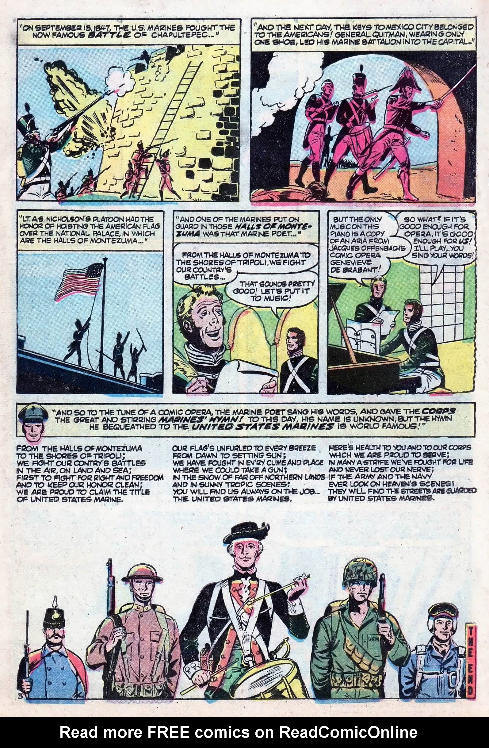 Read online Marines in Action comic -  Issue #10 - 18