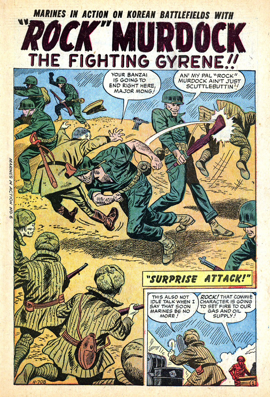 Read online Marines in Action comic -  Issue #6 - 3