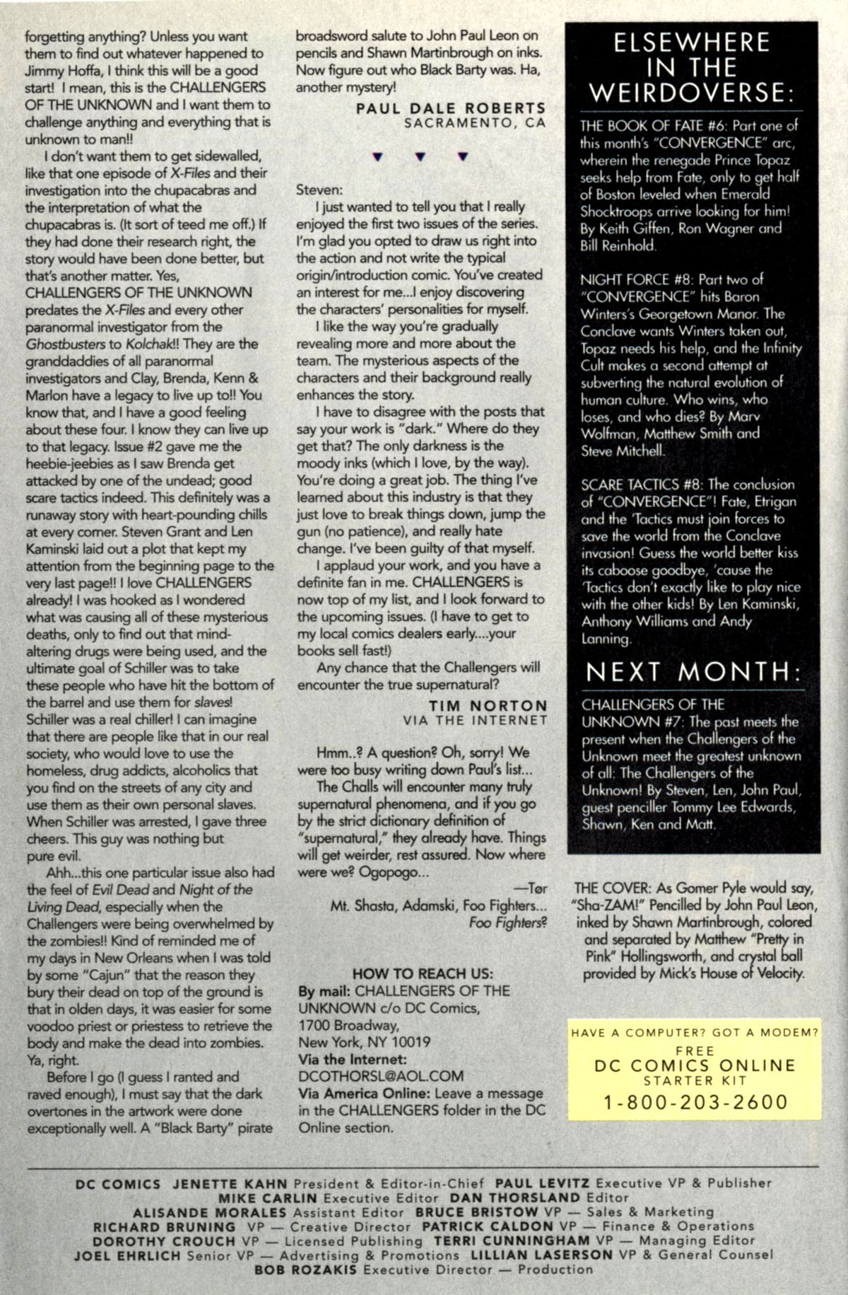 Read online Challengers of the Unknown (1997) comic -  Issue #6 - 33