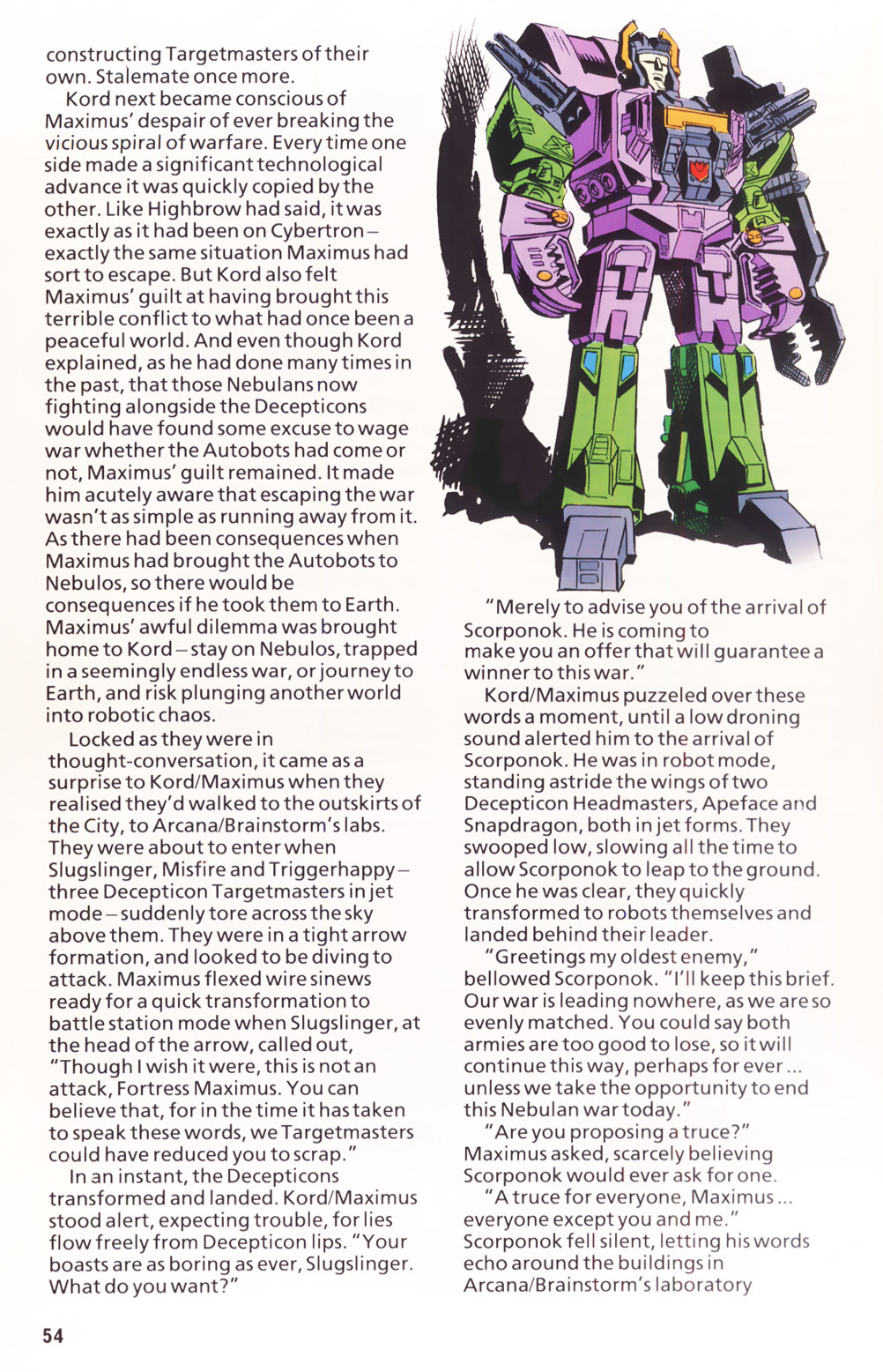Read online The Transformers Annual comic -  Issue #1987 - 47