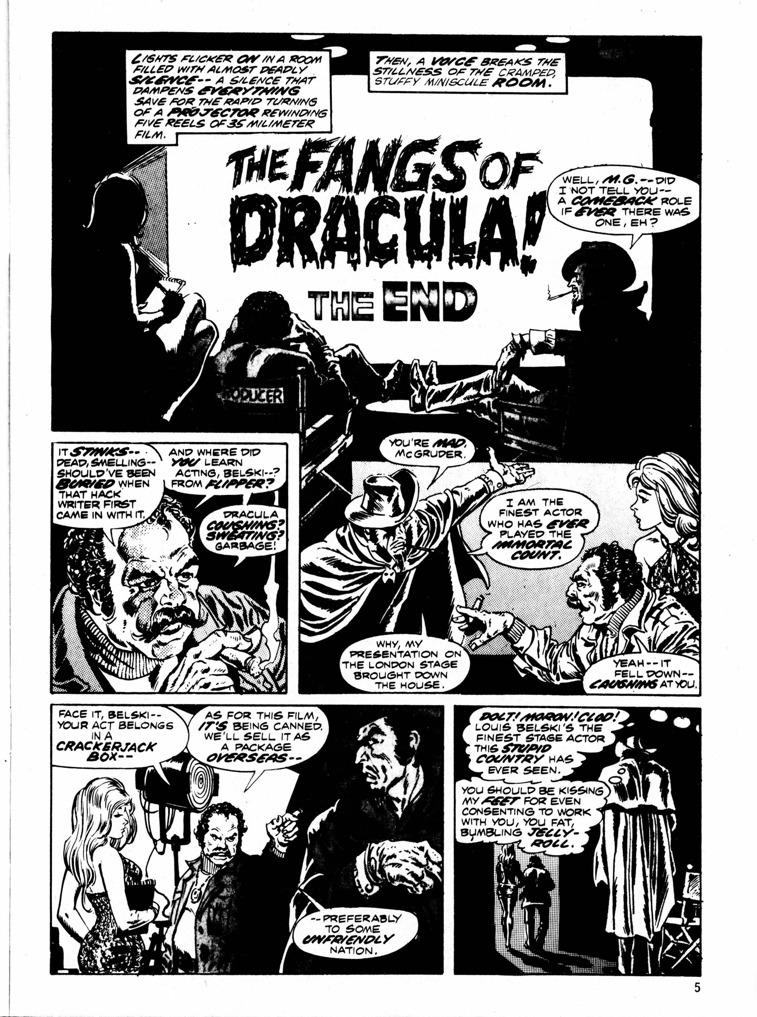 Read online Dracula Lives (1974) comic -  Issue #25 - 5