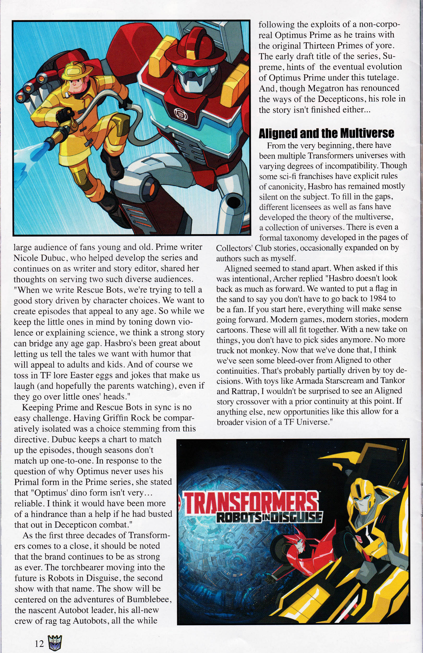Read online Transformers: Collectors' Club comic -  Issue #60 - 12