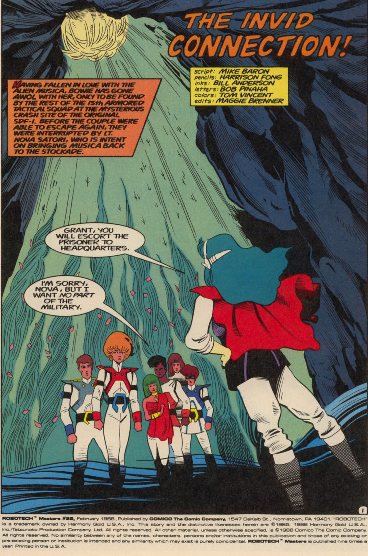 Read online Robotech Masters comic -  Issue #22 - 3