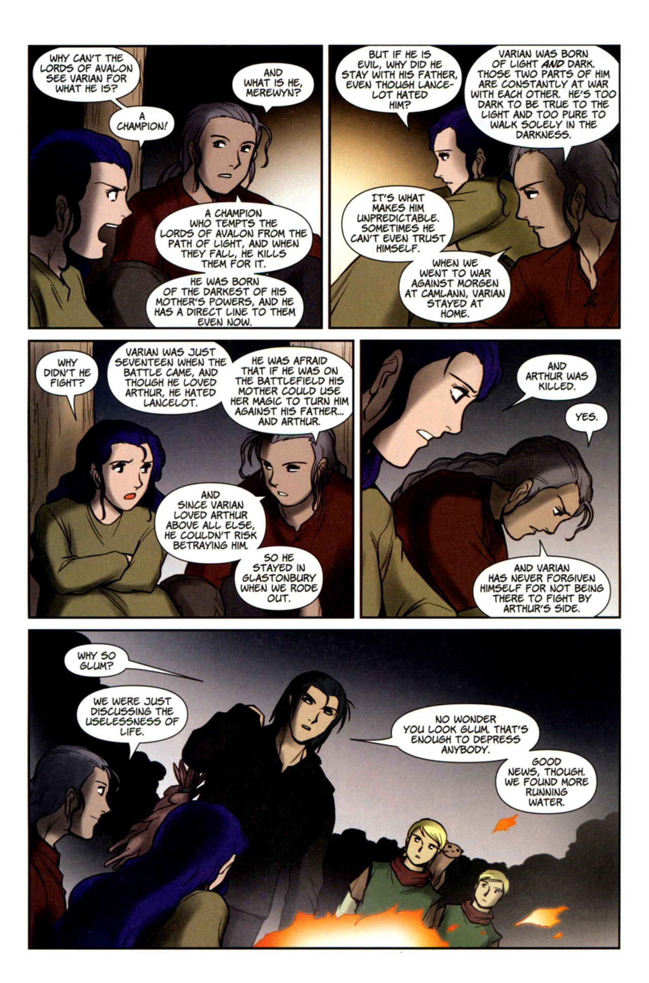 Read online Lords of Avalon: Knight of Darkness comic -  Issue #4 - 15