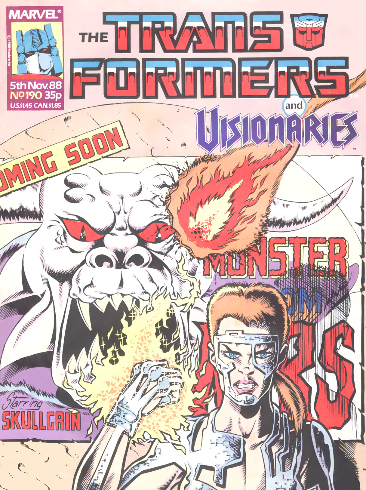 Read online The Transformers (UK) comic -  Issue #190 - 1