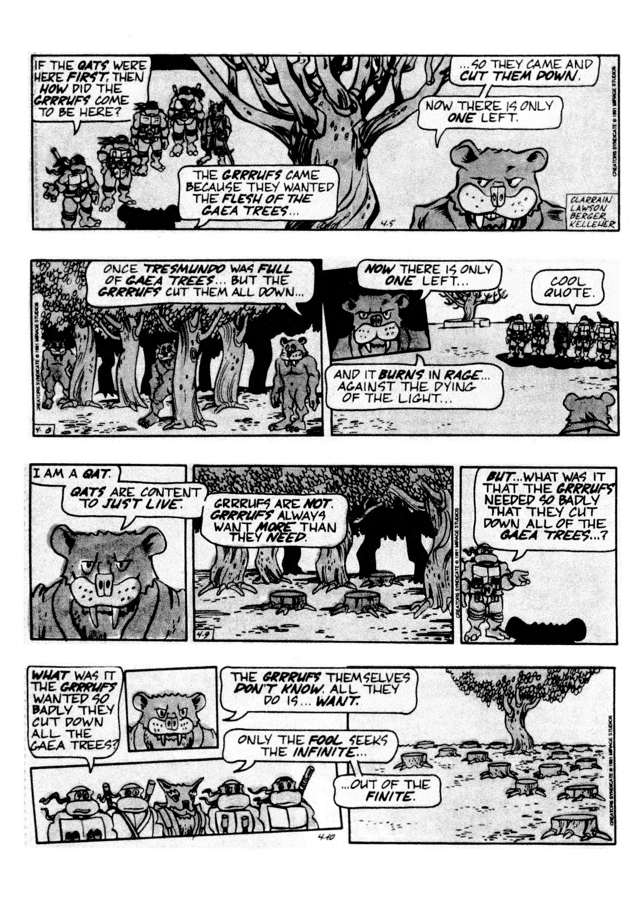 Read online Teenage Mutant Ninja Turtles: Complete Newspaper Daily Comic Strip Collection comic -  Issue # TPB 2 (Part 1) - 34
