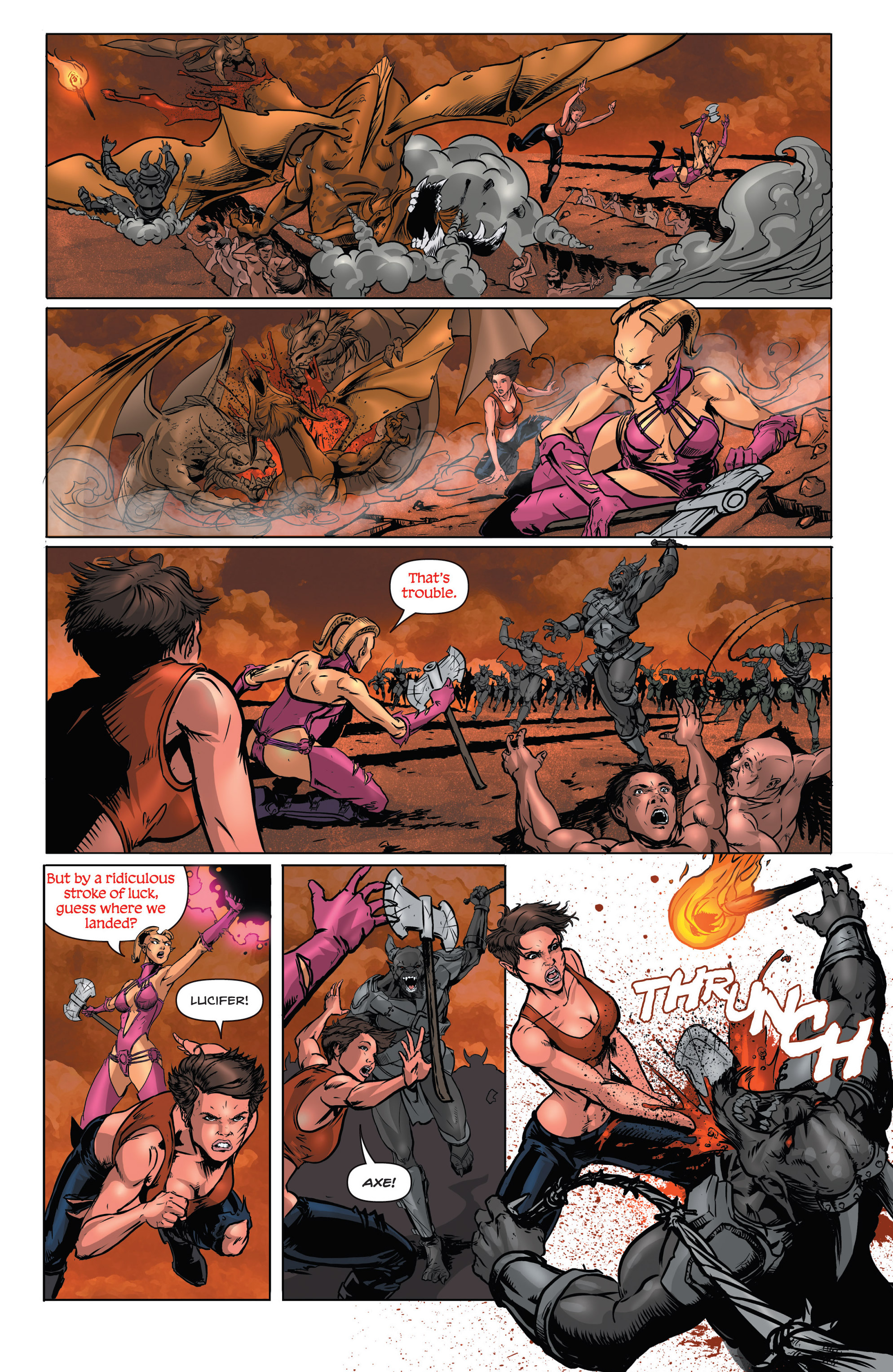 Read online Grimm Fairy Tales presents Inferno: Rings of Hell comic -  Issue #3 - 15