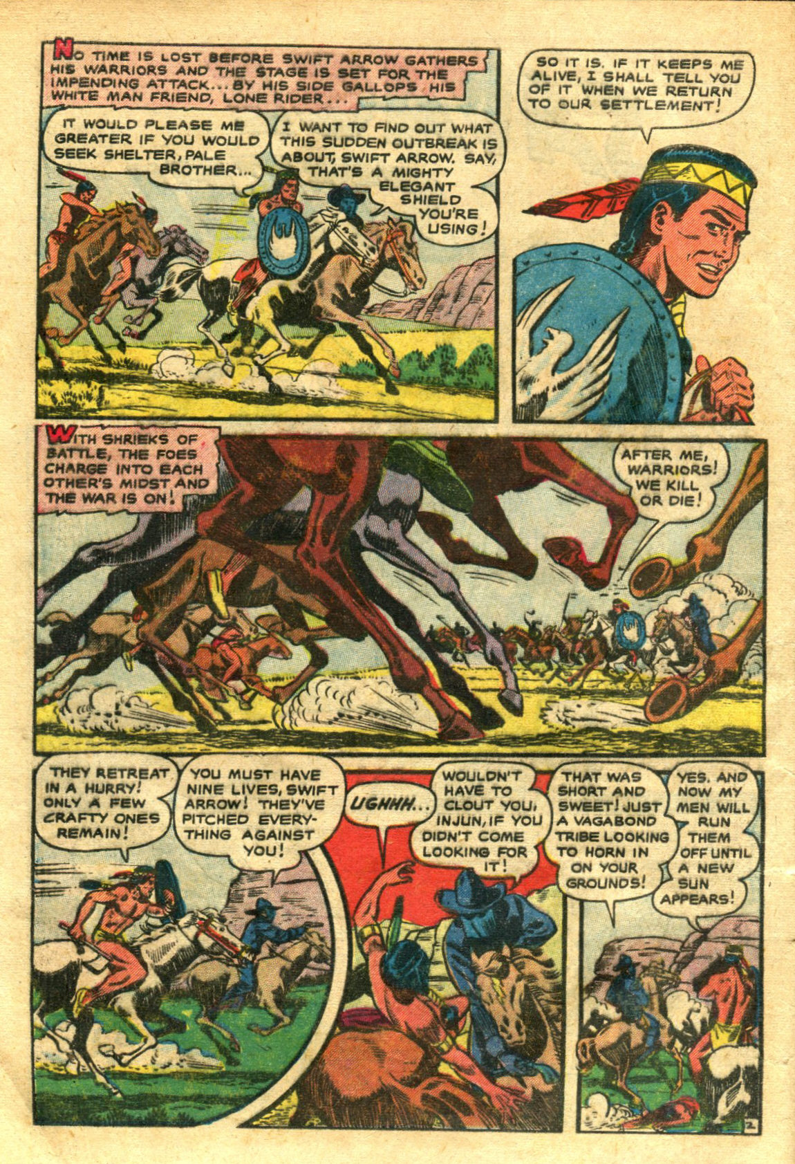 Read online Swift Arrow (1954) comic -  Issue #3 - 3
