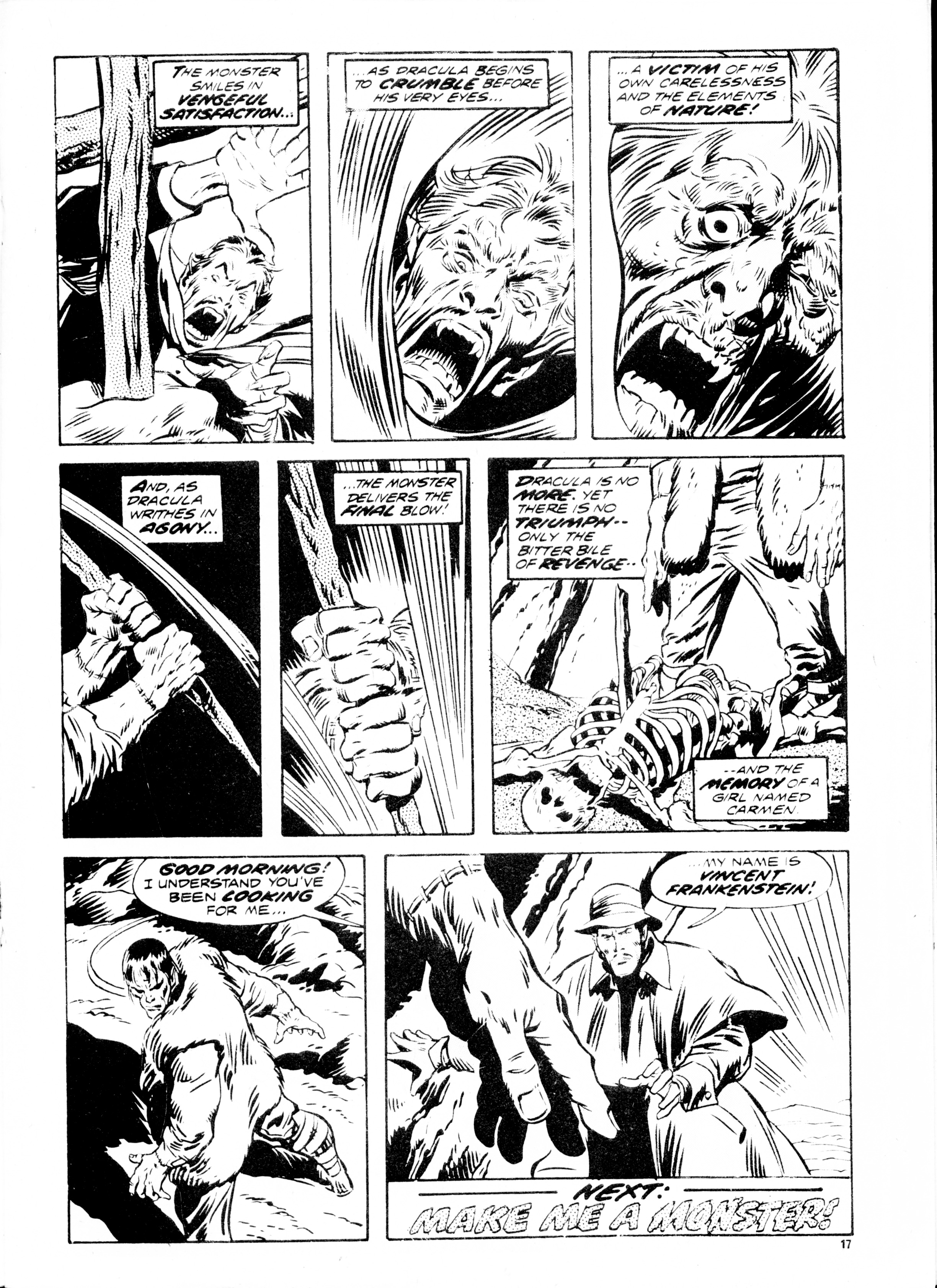 Read online Dracula Lives (1974) comic -  Issue #17 - 17