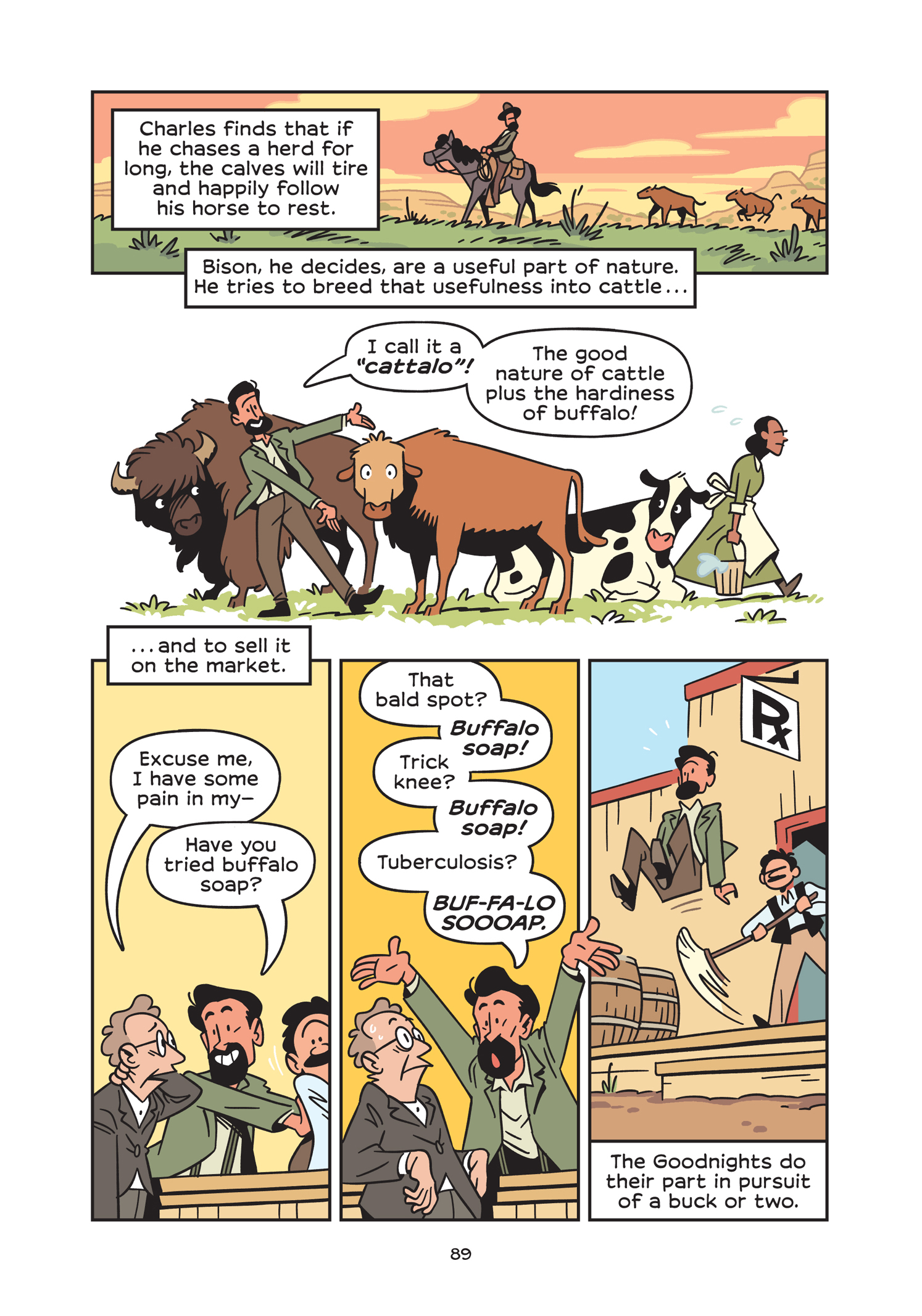 Read online History Comics comic -  Issue # The American Bison - The Buffalos Survival Tale - 95