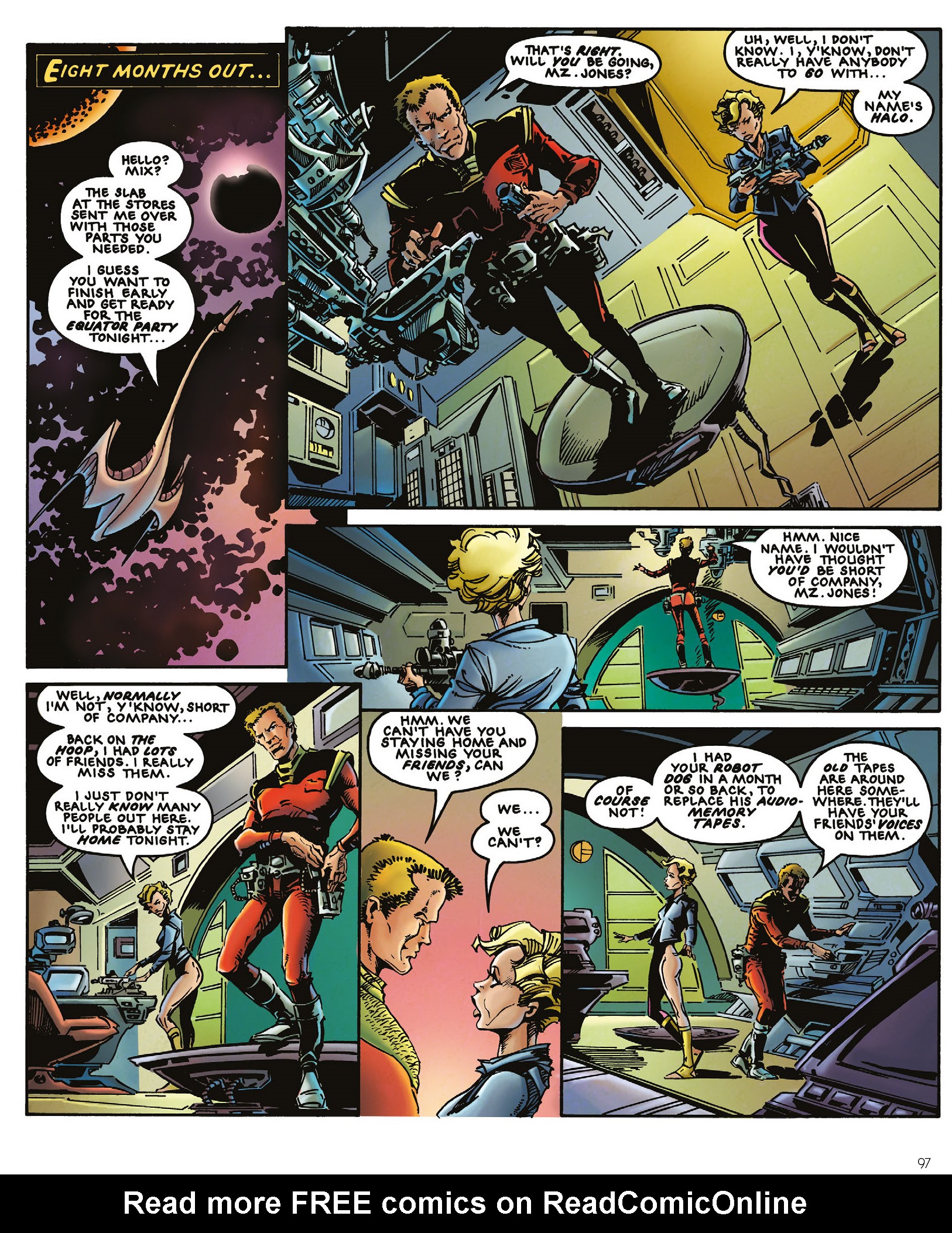 Read online The Ballad of Halo Jones: Full Colour Omnibus Edition comic -  Issue # TPB (Part 1) - 99