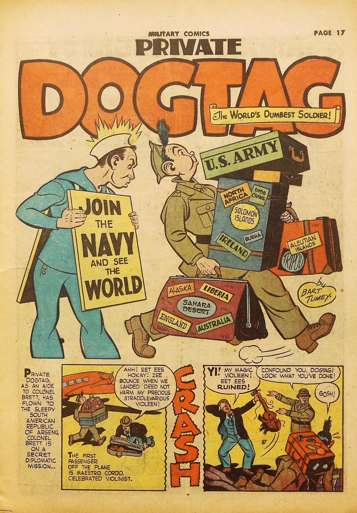 Read online Military Comics comic -  Issue #21 - 19