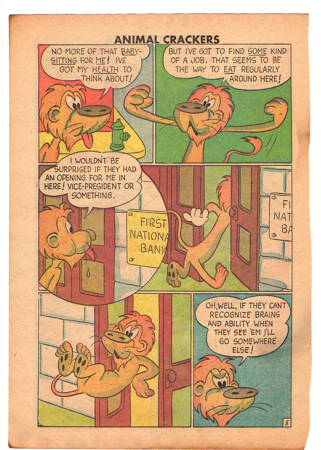 Read online Animal Crackers comic -  Issue #31 - 21