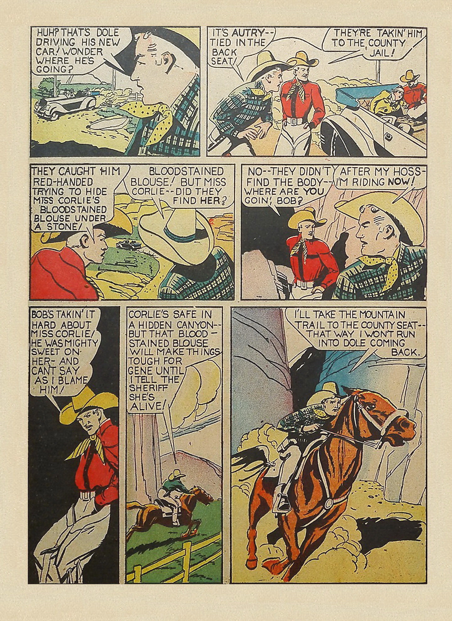 Read online Gene Autry Comics comic -  Issue #1 - 32