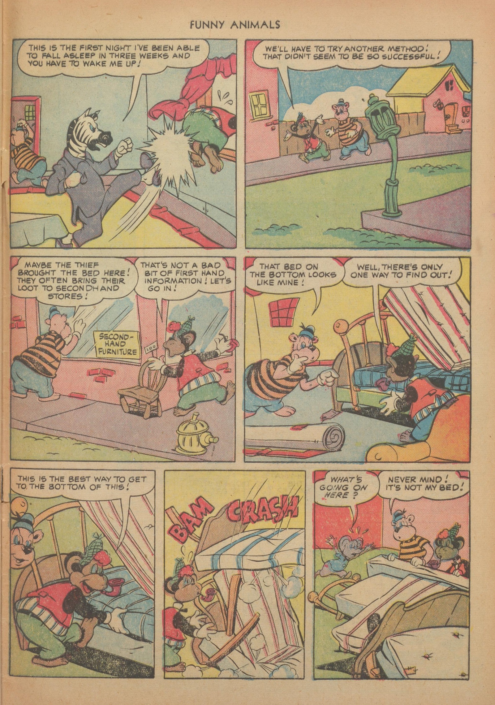 Read online Fawcett's Funny Animals comic -  Issue #68 - 33