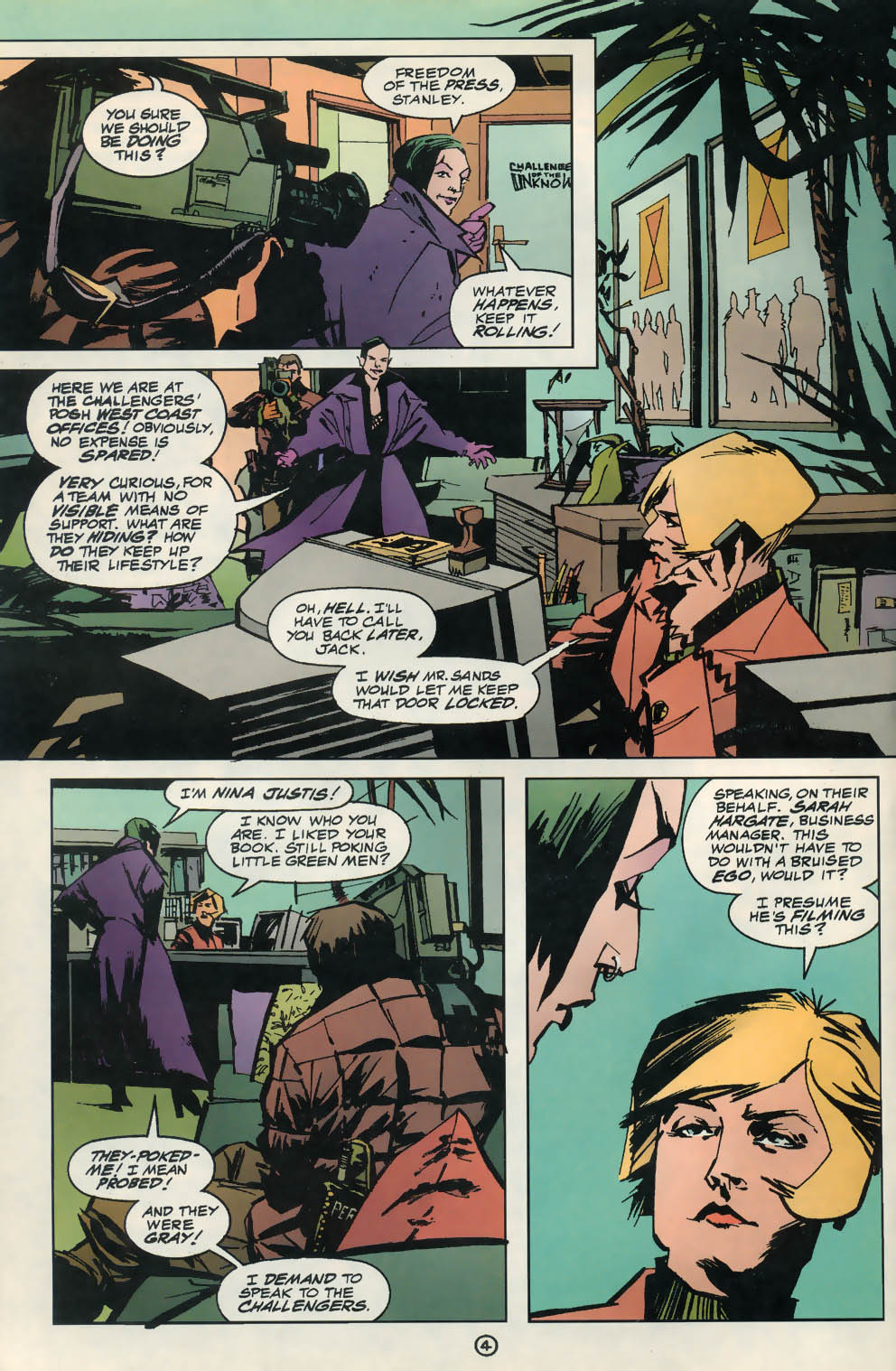 Read online Challengers of the Unknown (1997) comic -  Issue #4 - 5