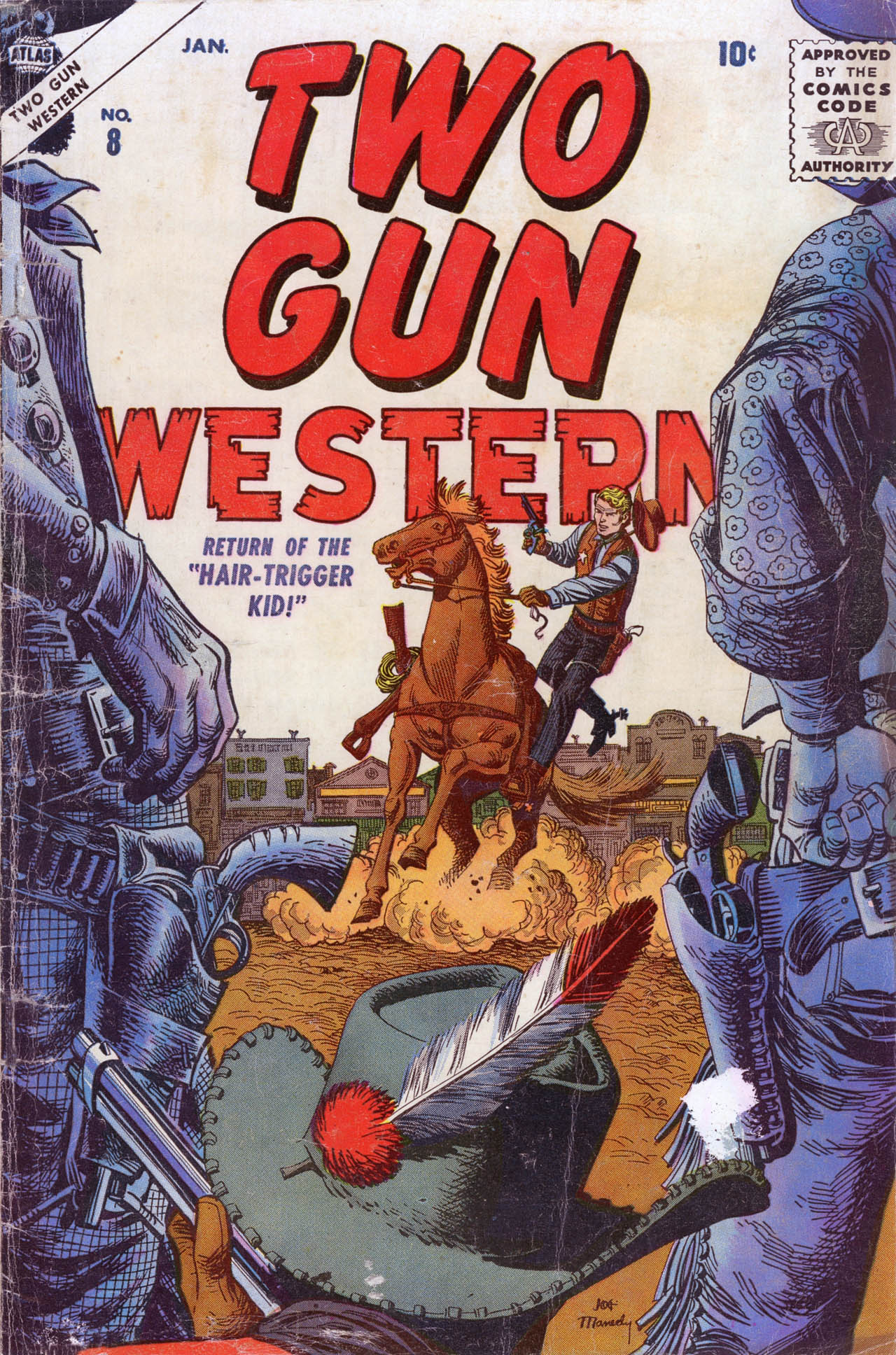 Read online Two Gun Western comic -  Issue #8 - 1