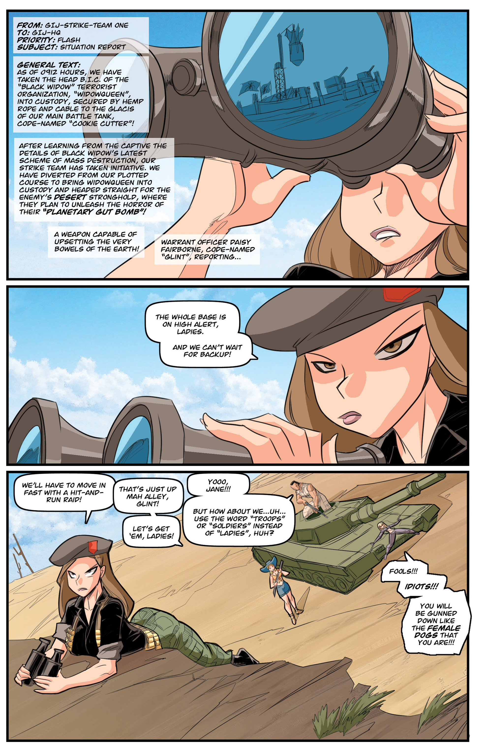 Read online G.I. Jane comic -  Issue # Full - 8