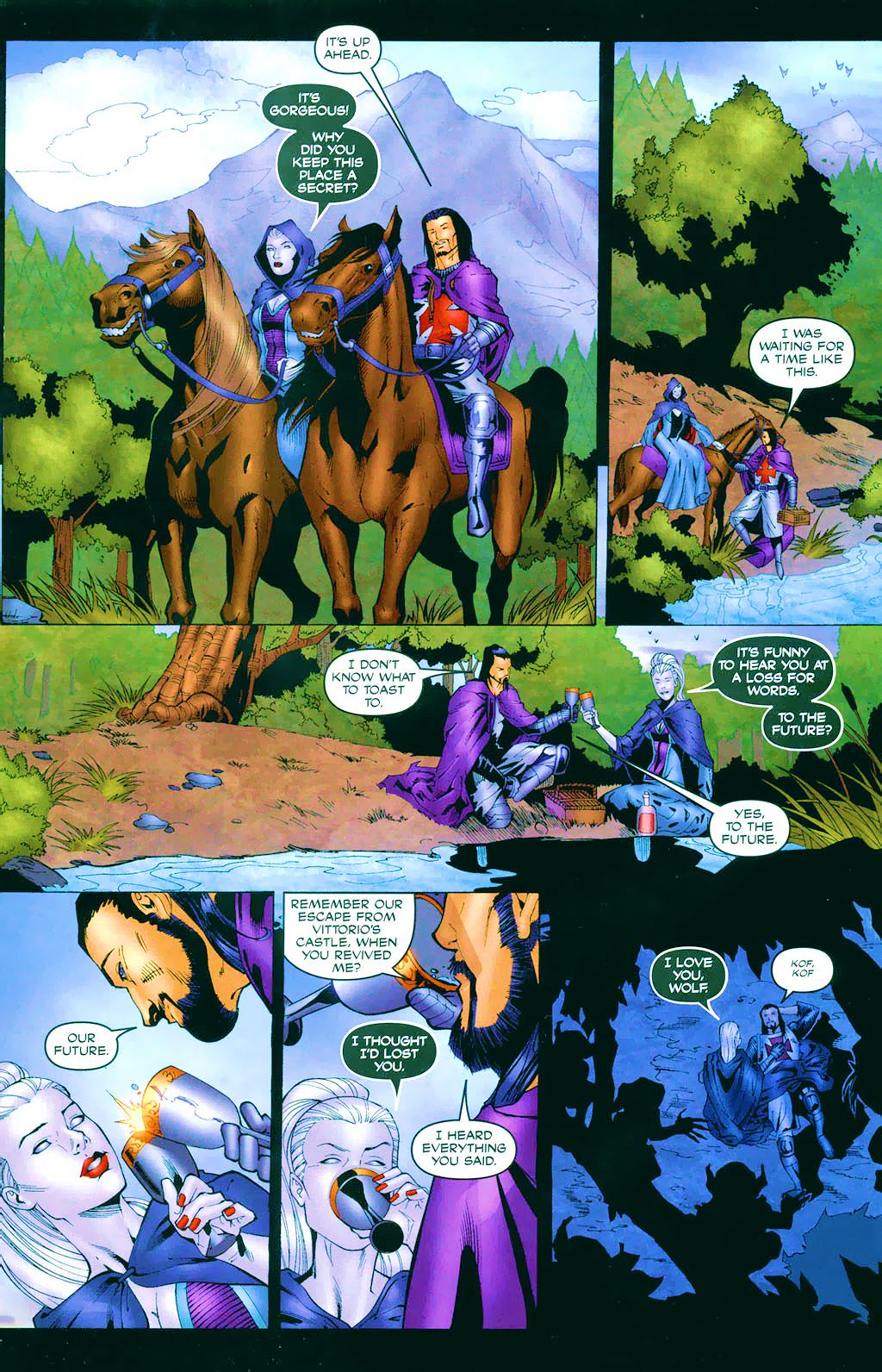 Read online Brian Pulido's Medieval Lady Death:  War of the Winds comic -  Issue #1 - 18