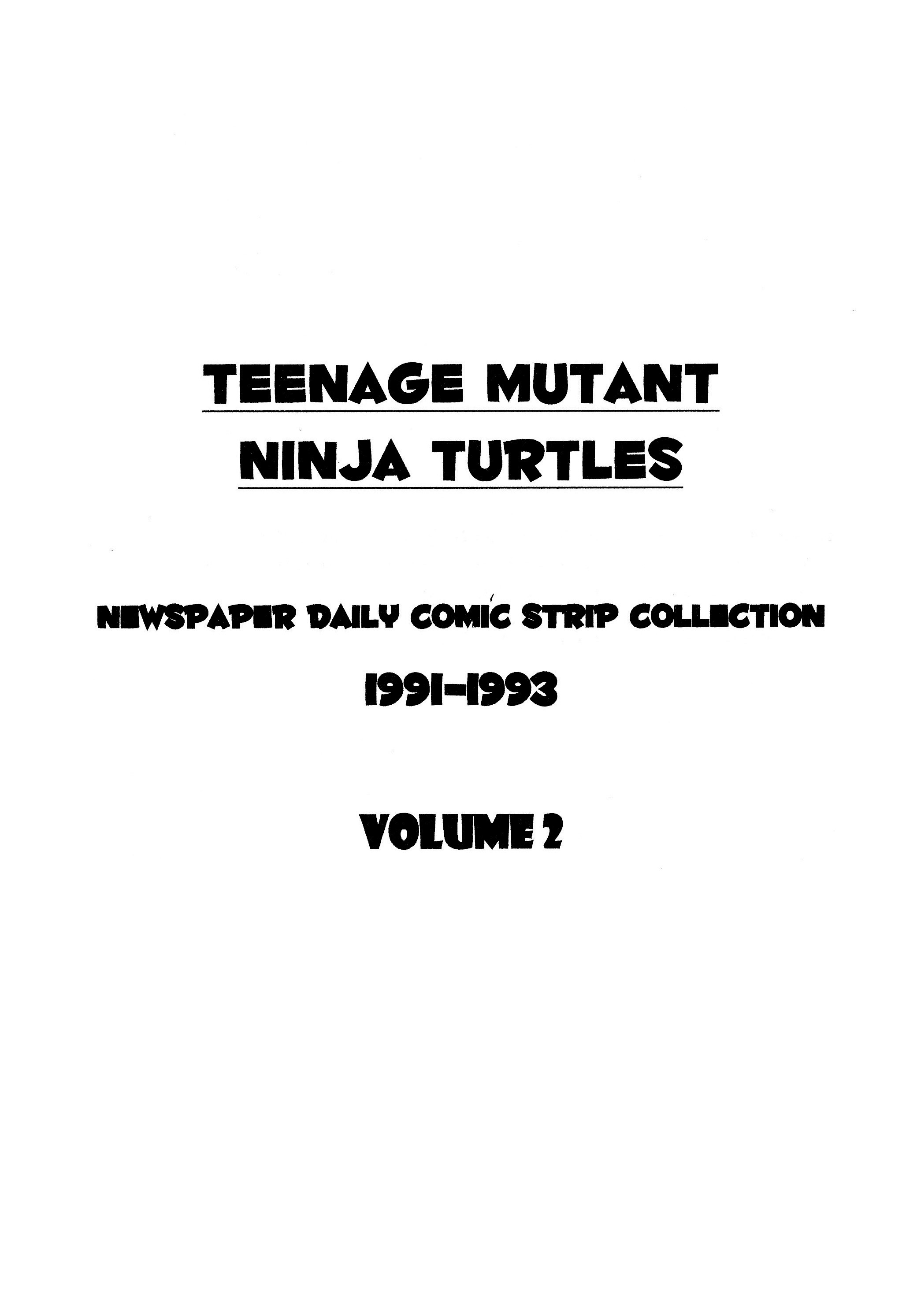 Read online Teenage Mutant Ninja Turtles: Complete Newspaper Daily Comic Strip Collection comic -  Issue # TPB 2 (Part 1) - 3