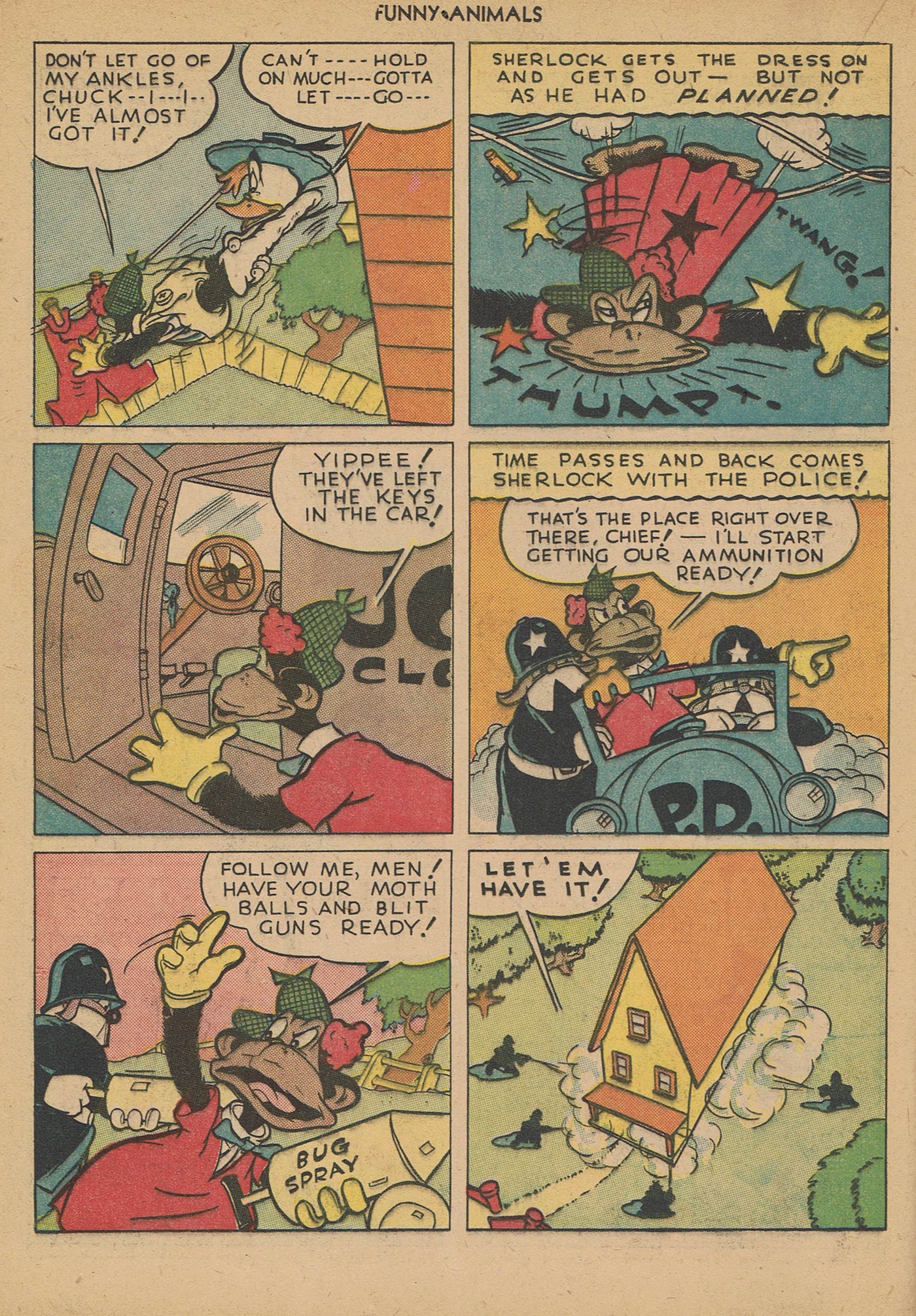 Read online Fawcett's Funny Animals comic -  Issue #14 - 28