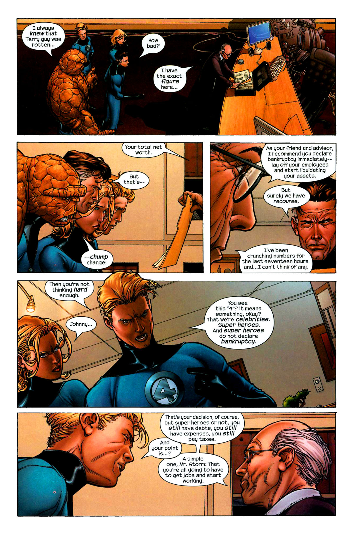 Read online Marvel Knights 4 comic -  Issue #1 - 6