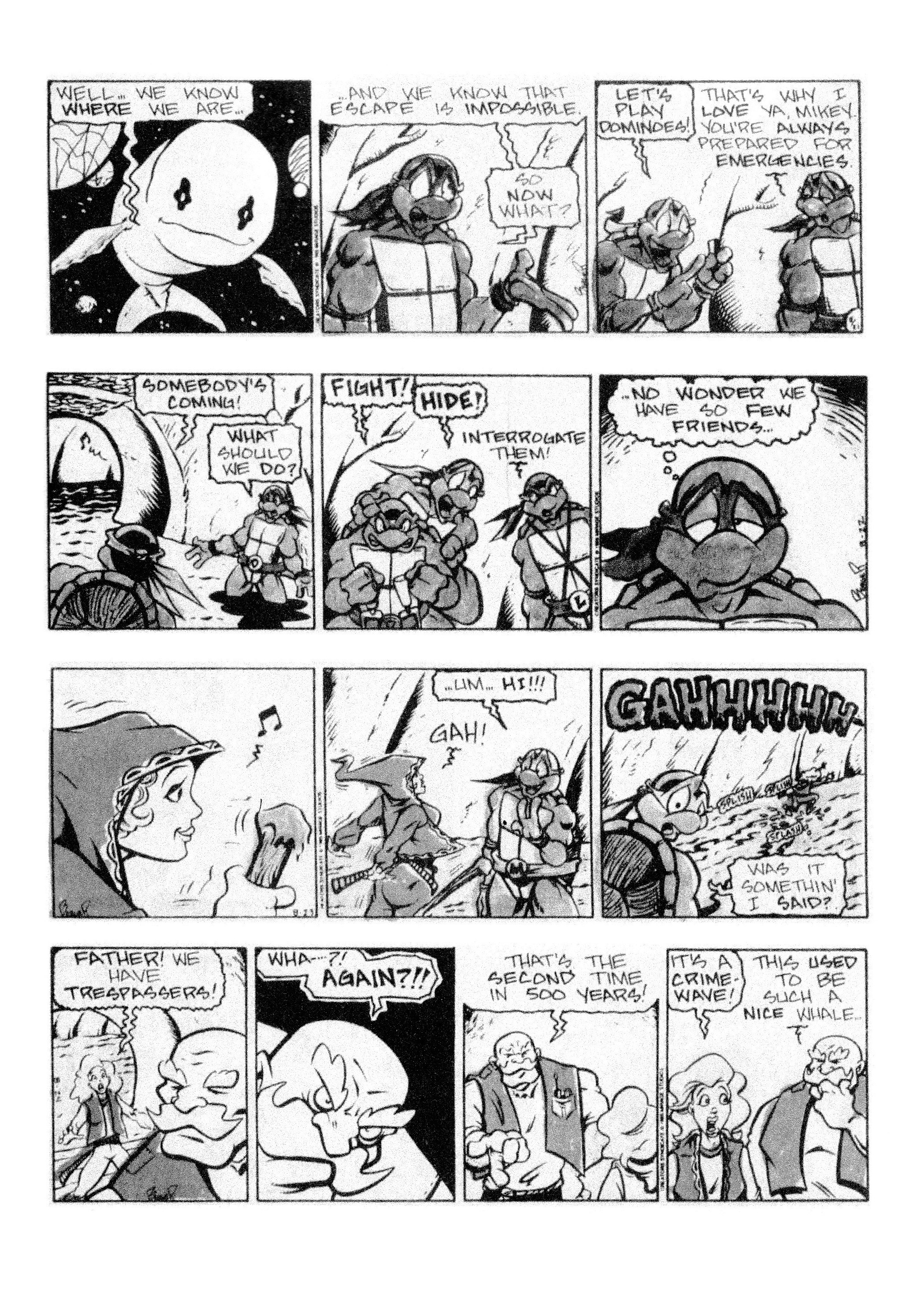 Read online Teenage Mutant Ninja Turtles: Complete Newspaper Daily Comic Strip Collection comic -  Issue # TPB 3 (Part 2) - 12