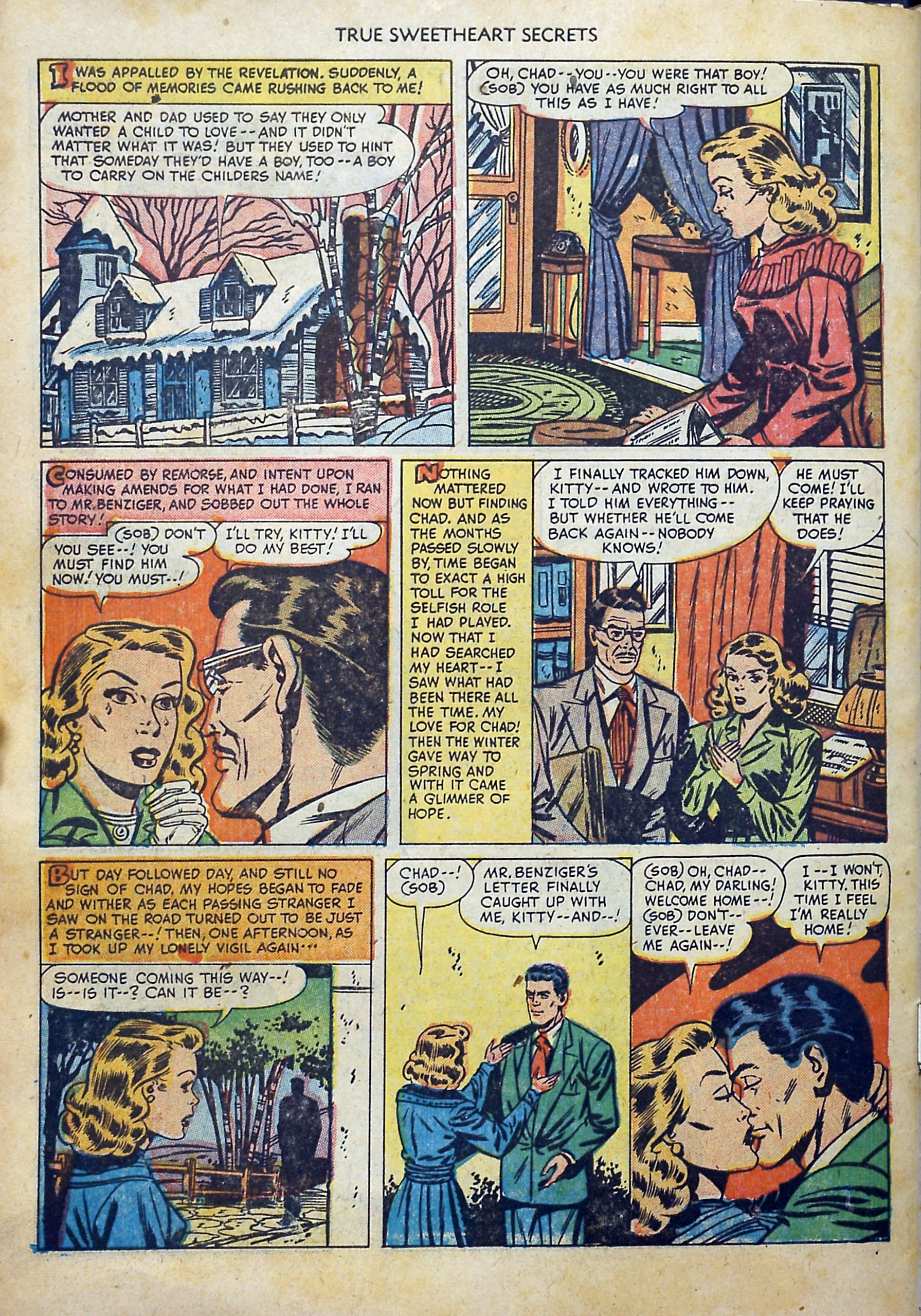Read online True Sweetheart Secrets comic -  Issue #6 - 34