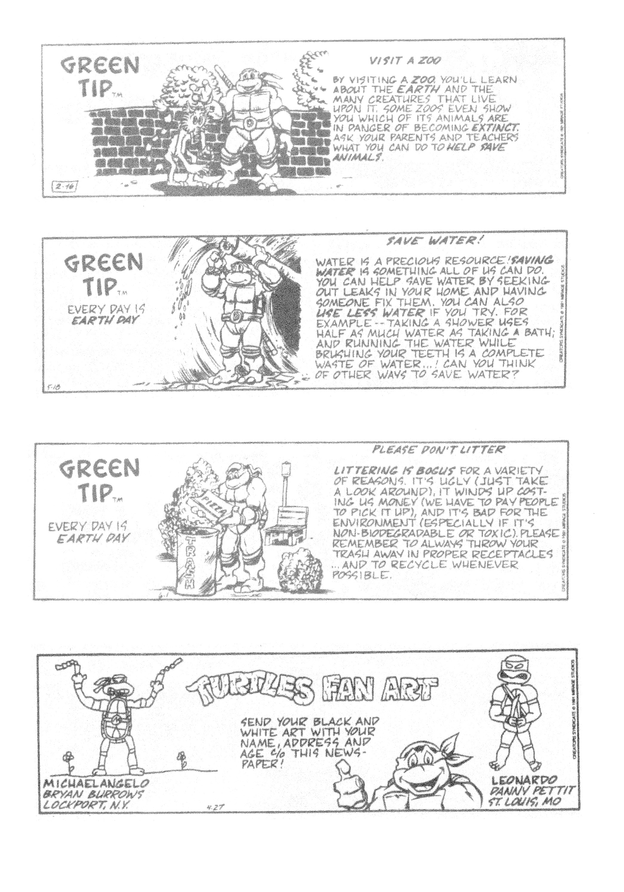 Read online Teenage Mutant Ninja Turtles: Complete Newspaper Daily Comic Strip Collection comic -  Issue # TPB 2 (Part 1) - 8