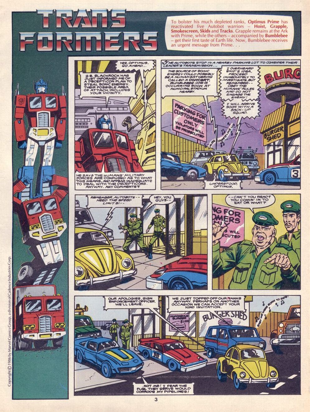 Read online The Transformers (UK) comic -  Issue #54 - 2