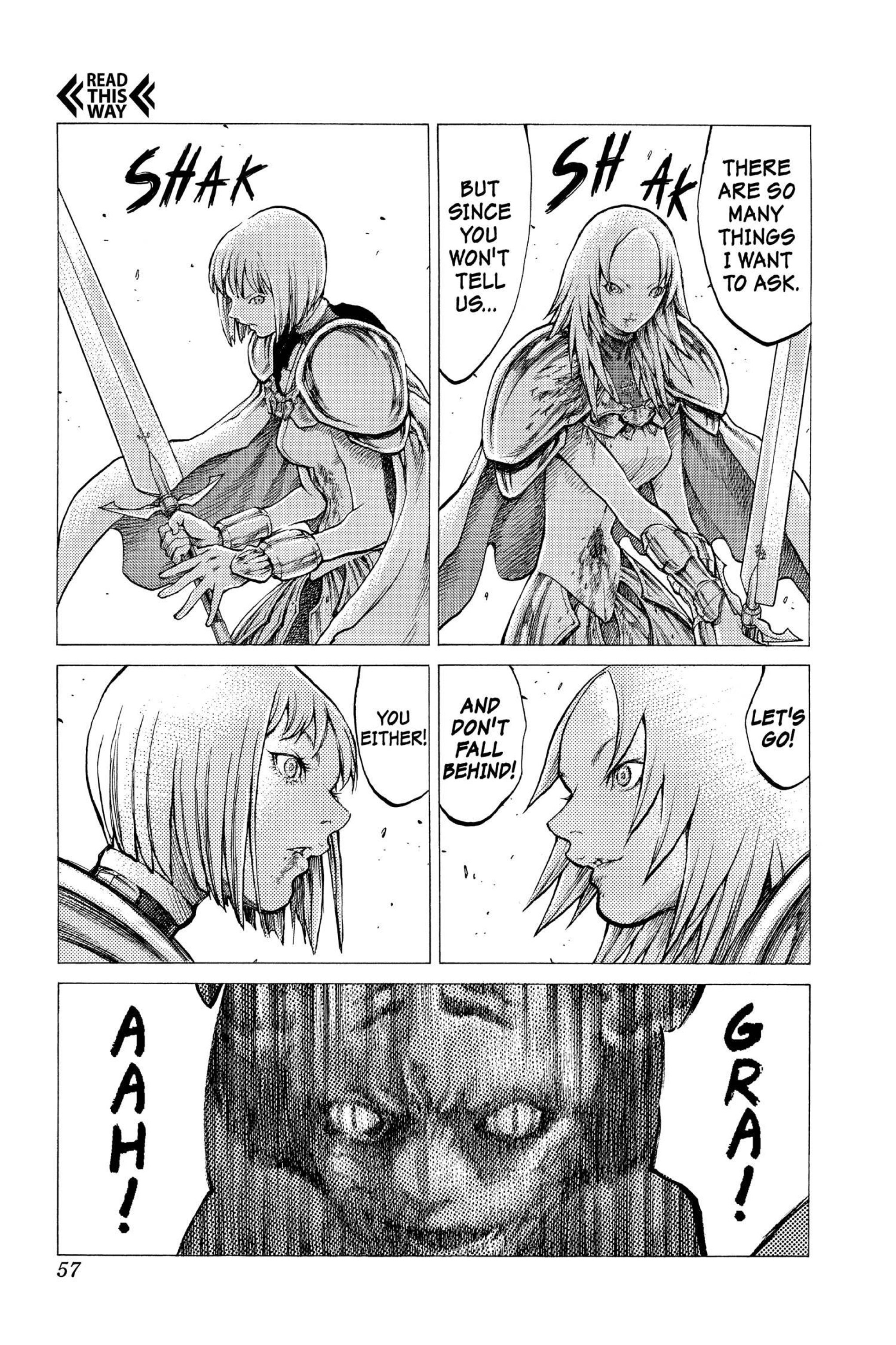 Read online Claymore comic -  Issue #6 - 54