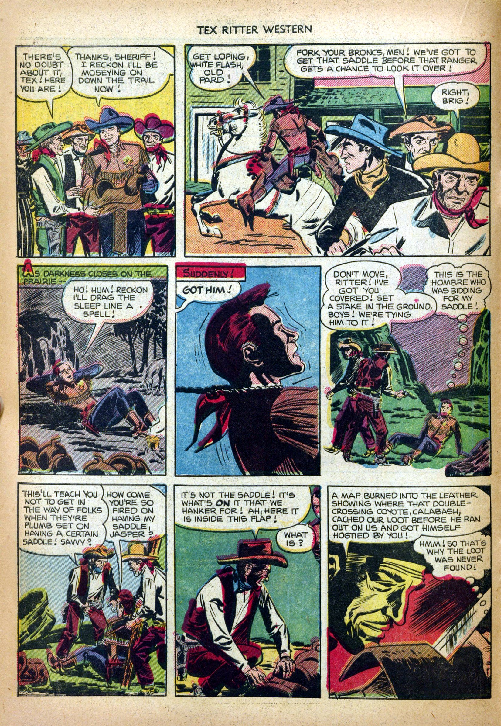 Read online Tex Ritter Western comic -  Issue #11 - 16
