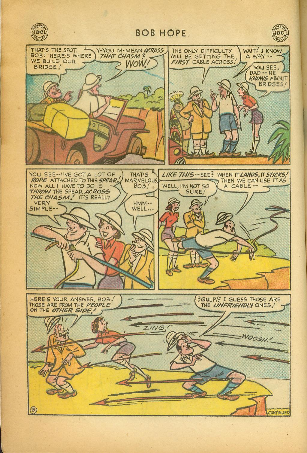 Read online The Adventures of Bob Hope comic -  Issue #38 - 10