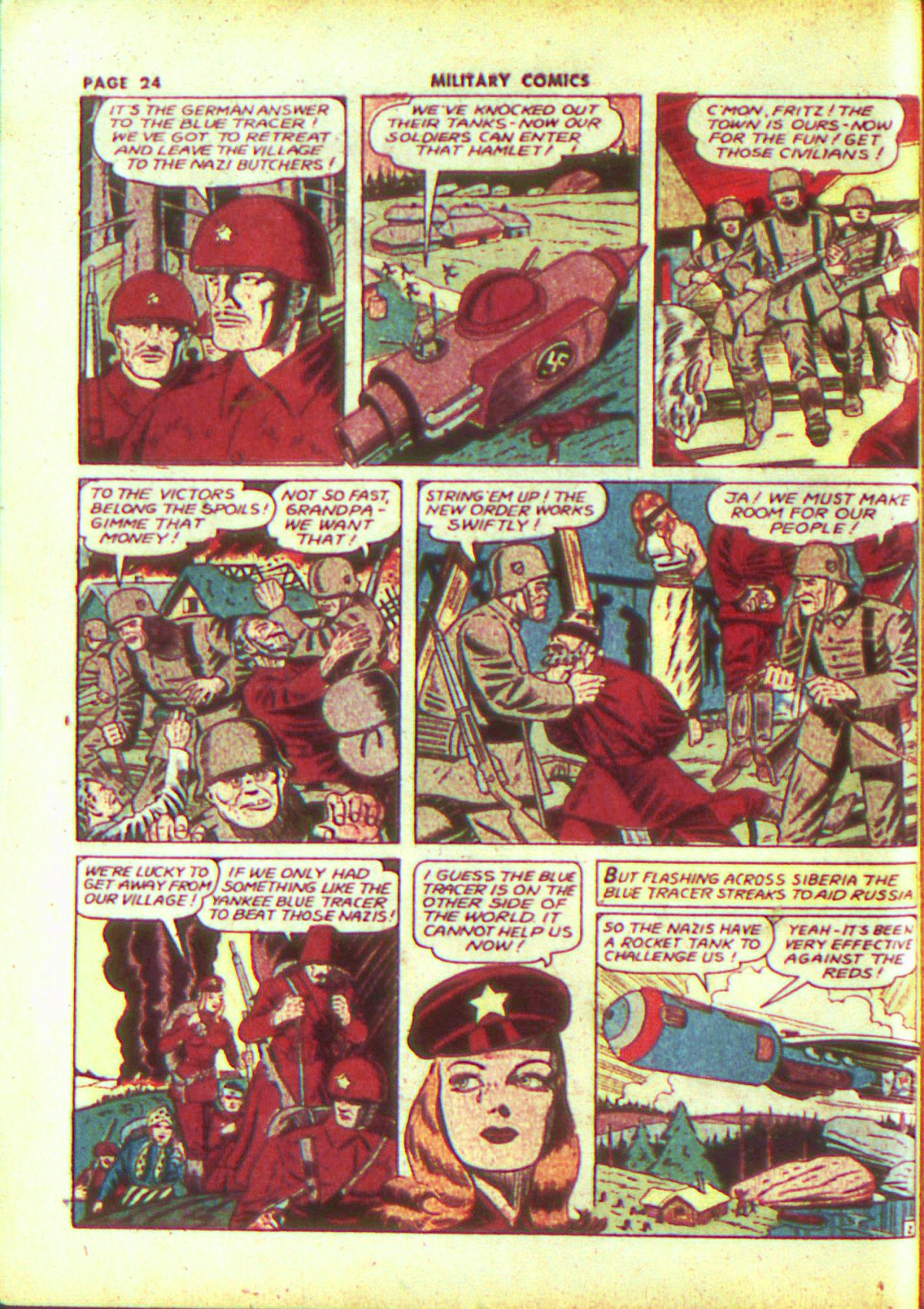 Read online Military Comics comic -  Issue #13 - 26