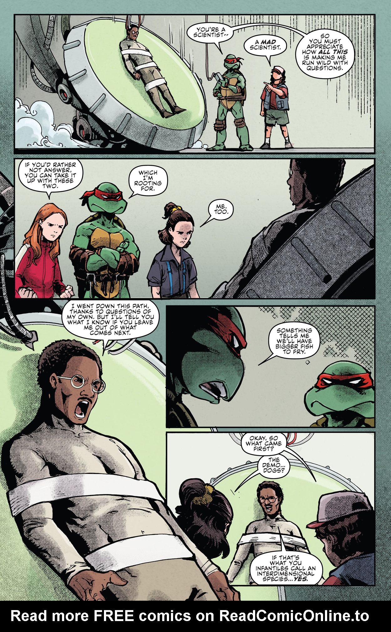 Read online Teenage Mutant Ninja Turtles x Stranger Things comic -  Issue #3 - 12