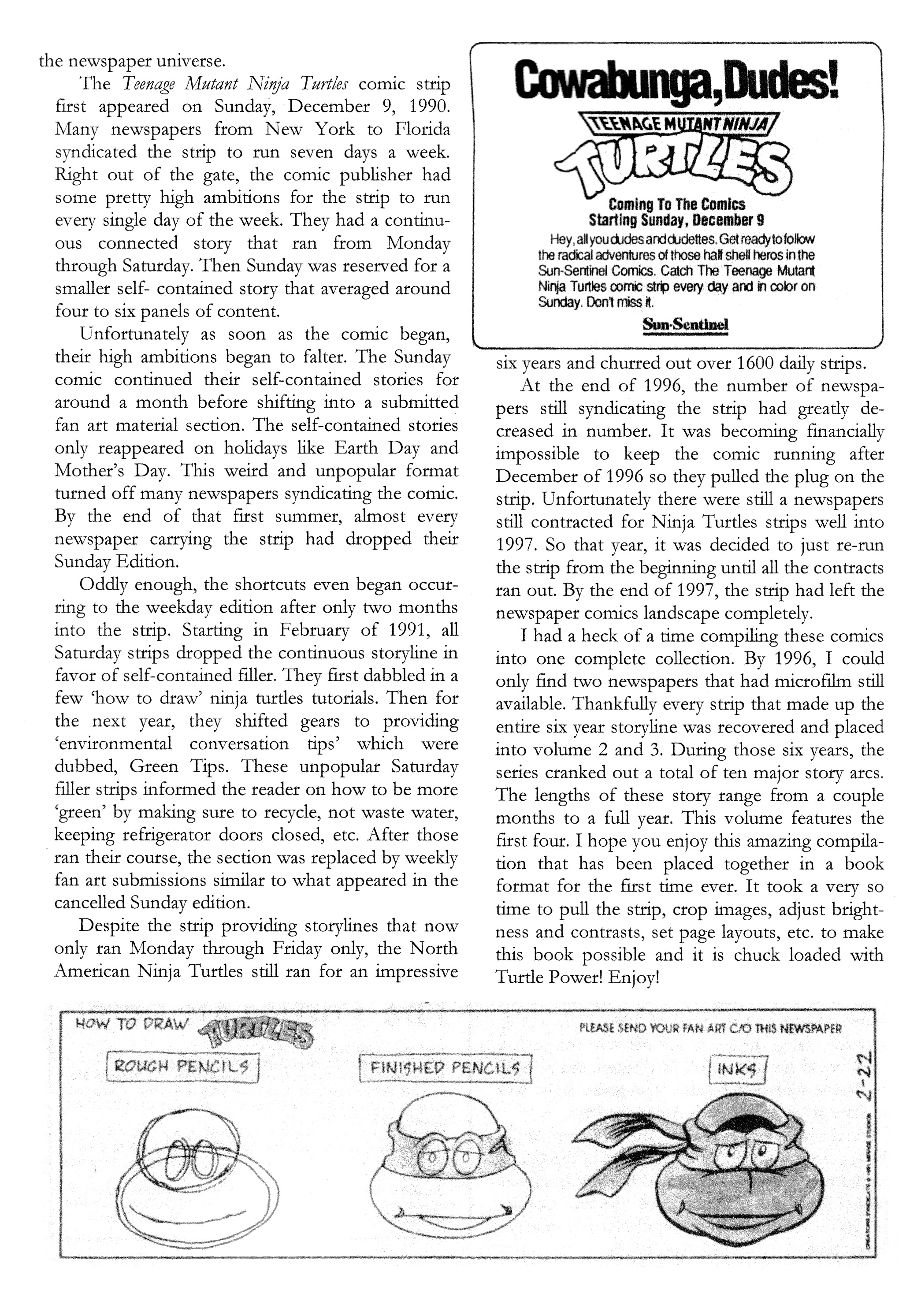 Read online Teenage Mutant Ninja Turtles: Complete Newspaper Daily Comic Strip Collection comic -  Issue # TPB 2 (Part 1) - 6