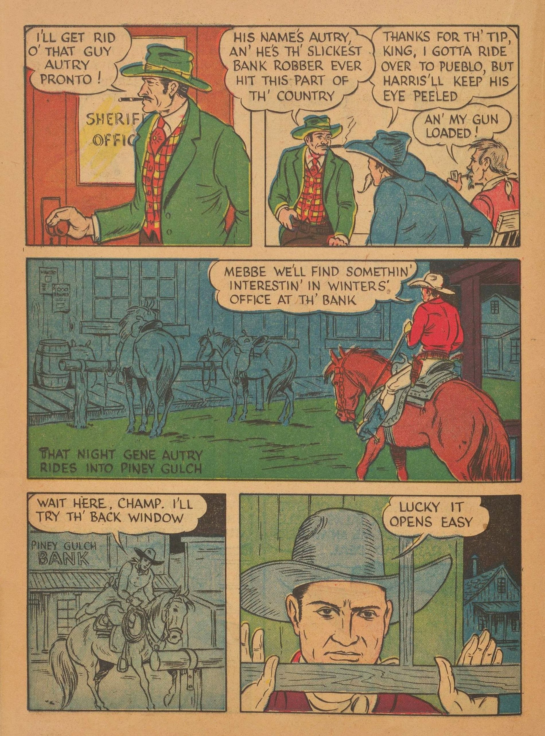 Read online Gene Autry Comics comic -  Issue #6 - 28