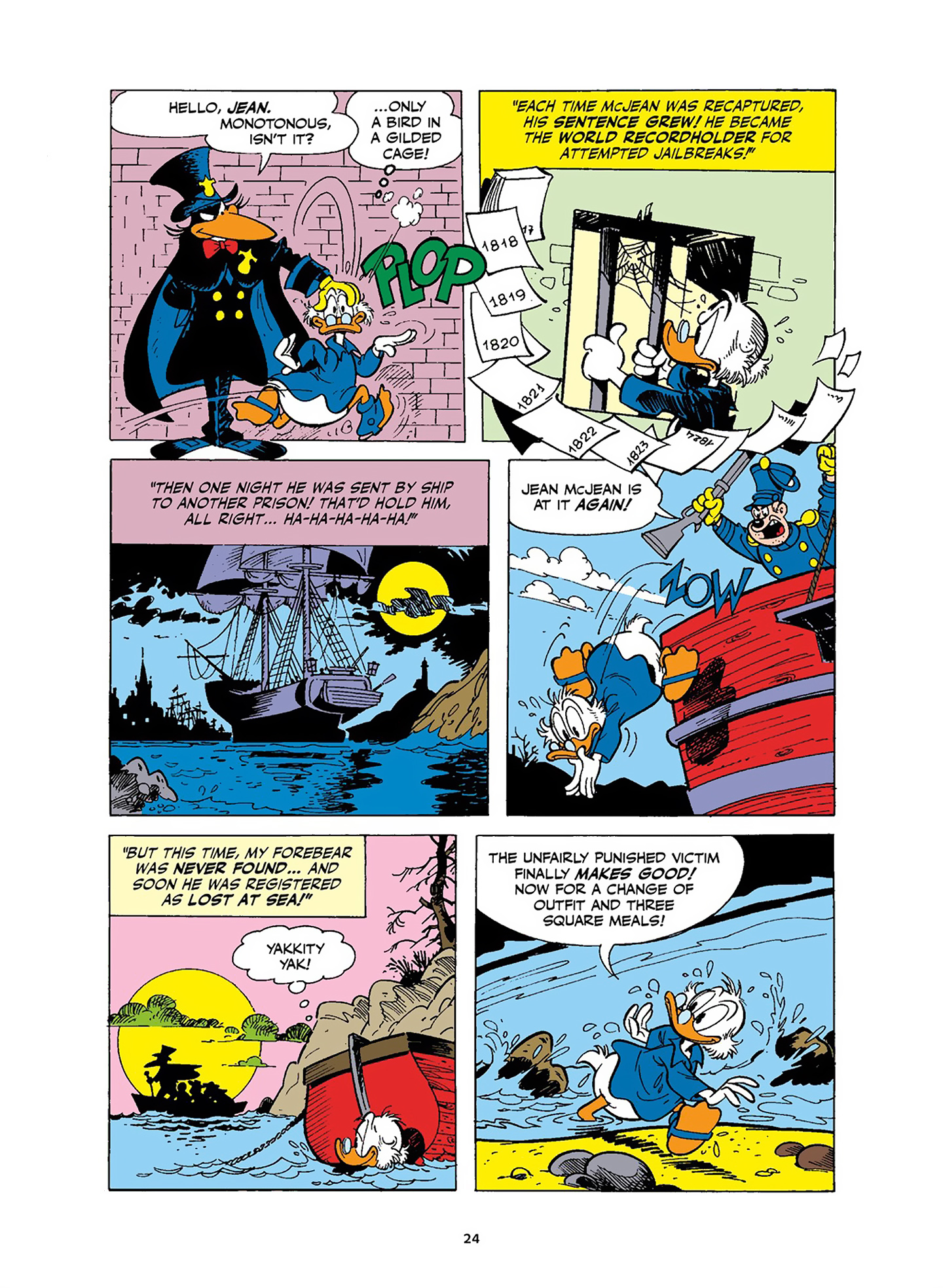 Read online Uncle Scrooge and Donald Duck in Les Misérables and War and Peace comic -  Issue # TPB (Part 1) - 25