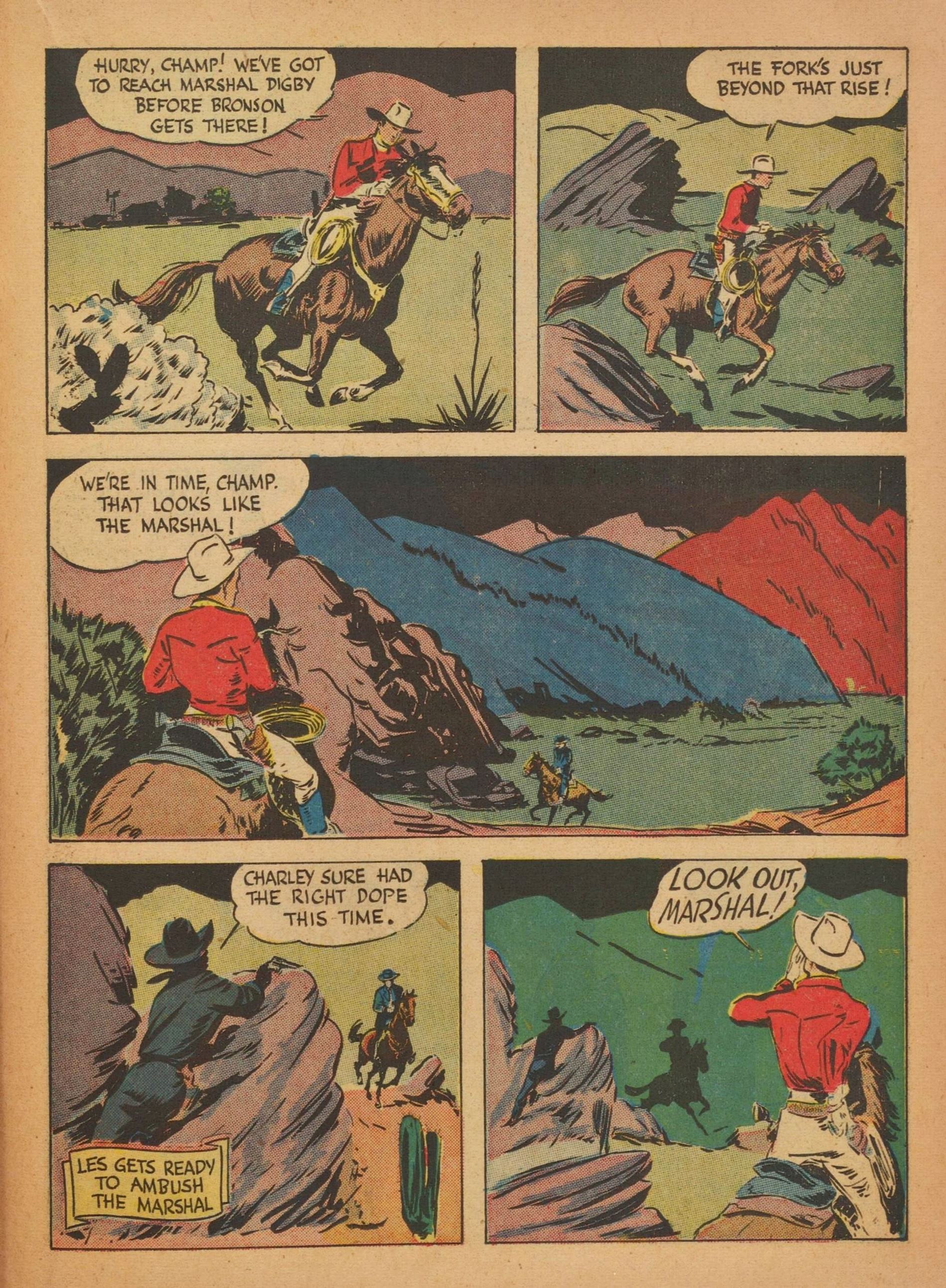 Read online Gene Autry Comics comic -  Issue #7 - 45